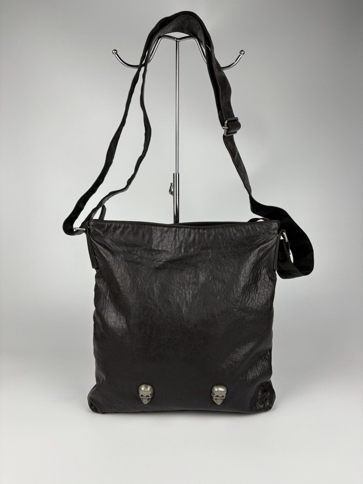 バッグ 90s jean paul gaultier Leather Skull Bag Jean Paul Gaultier Jean Paul Gaultier - JPG Skull Leather Sling