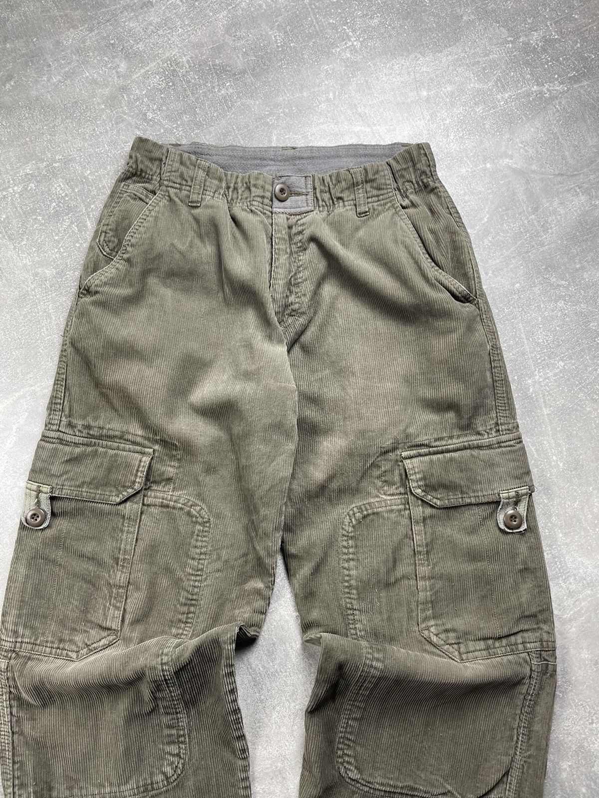 Other Cargo Military Multipocket Corduroy Khaki Pants Size US 28 / EU 44 - 7 Thumbnail