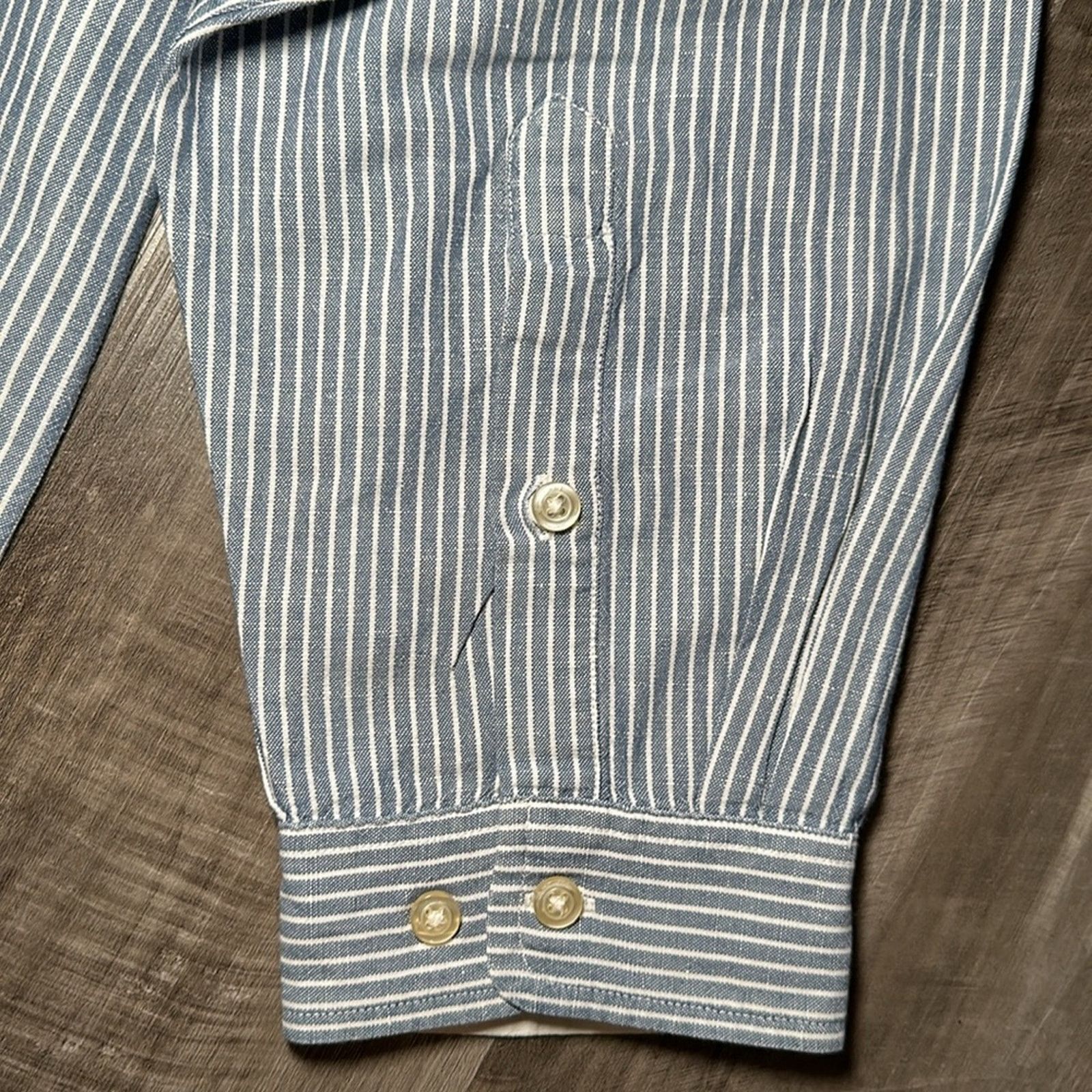 Orvis Orvis Frontier Collar Linen Blend Long Sleeve - 2XL Size US XXL / EU 58 / 5 - 4 Thumbnail