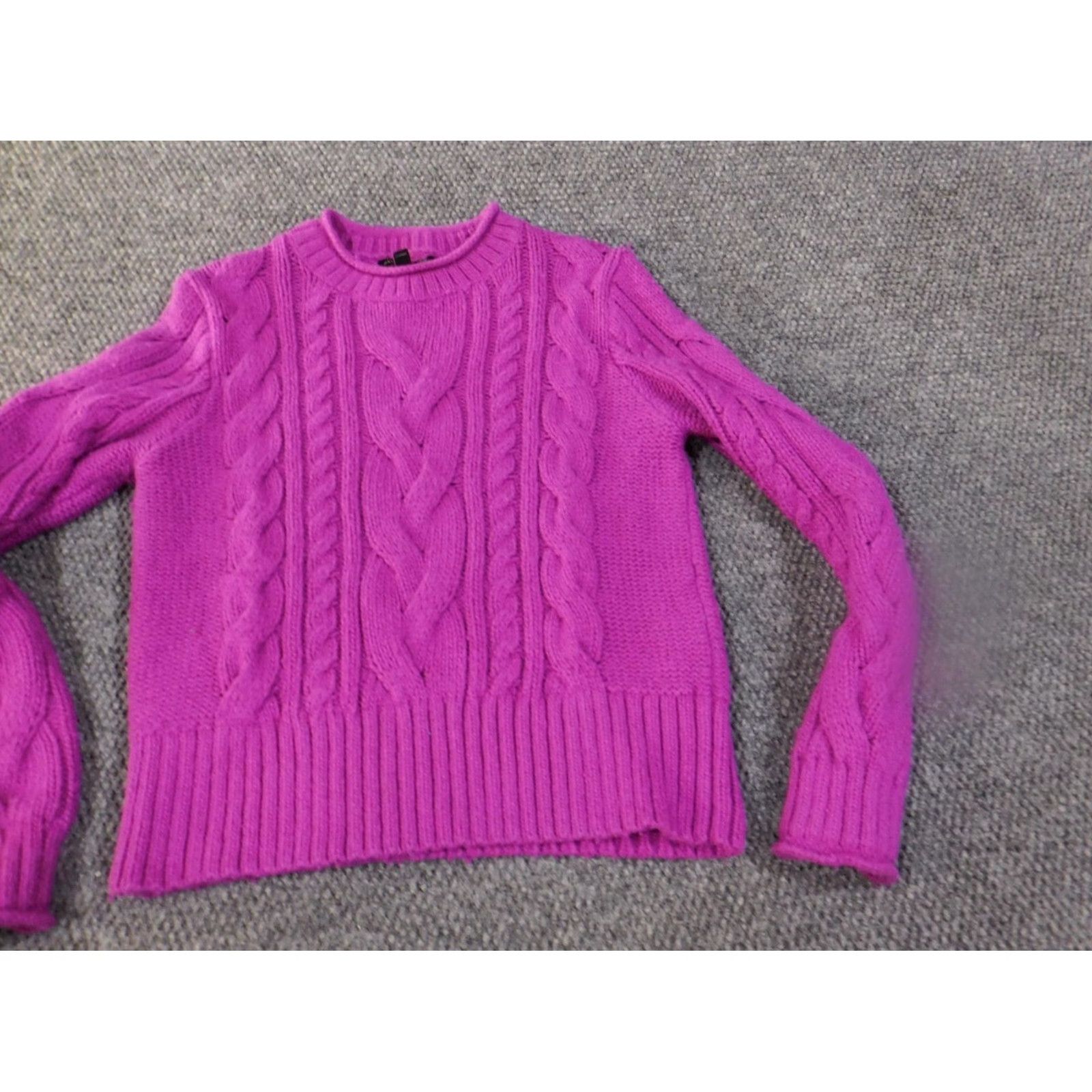 Banana Republic Banana Republic Sweater Womens M Purple Pullover Knit Crewneck Raglan Long Sleeve Size M / US 6-8 / IT 42-44 - 2 Thumbnail