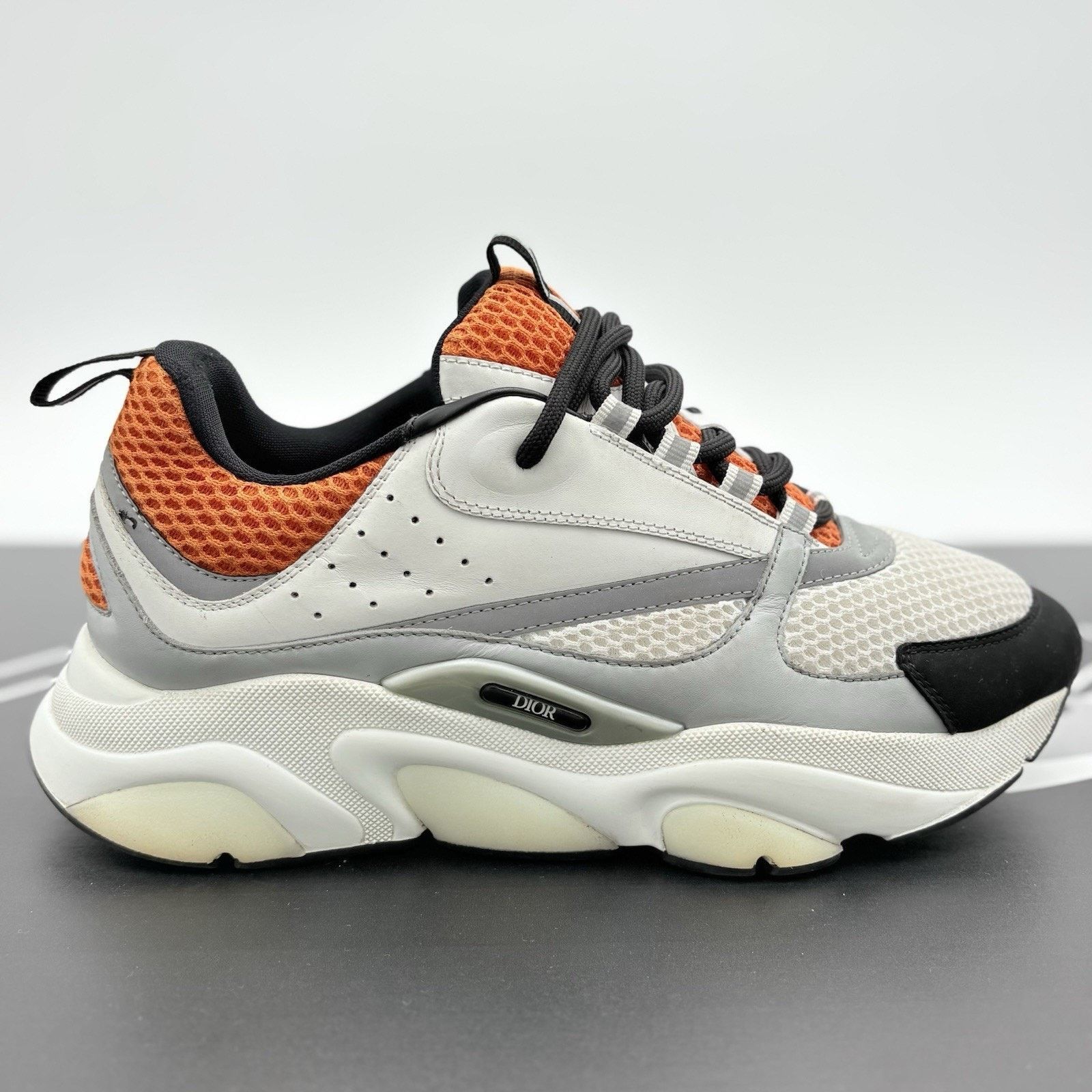 Dior Size 43 (10 US) - Dior B22 ' White Orange ' | GREAT COND! Size US 10 / EU 43 - 2 Thumbnail