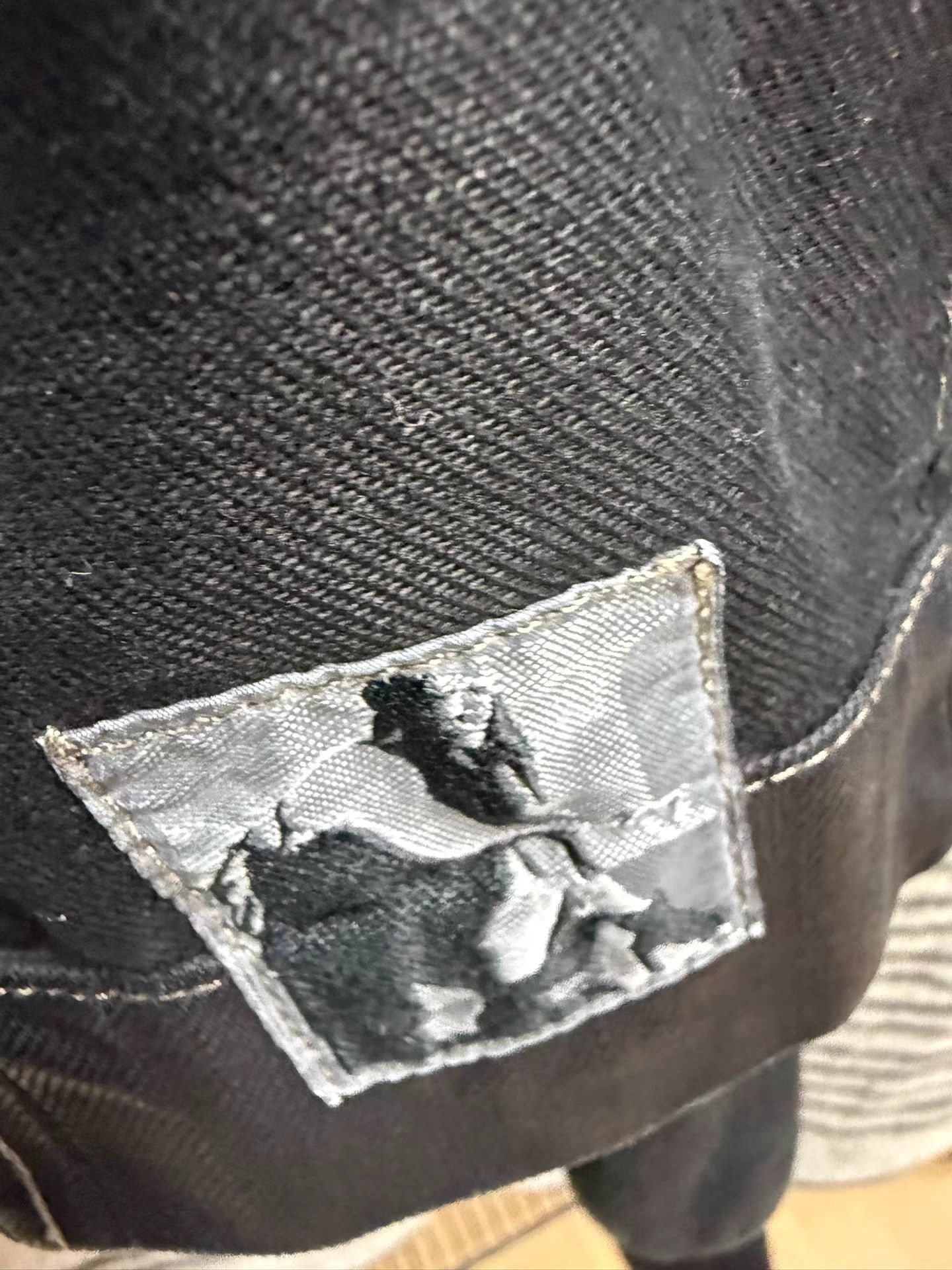 Rick Owens Rick Owens Waxed Denim Leather Panel Jacket K20 Size US M / EU 48-50 / 2 - 9 Thumbnail