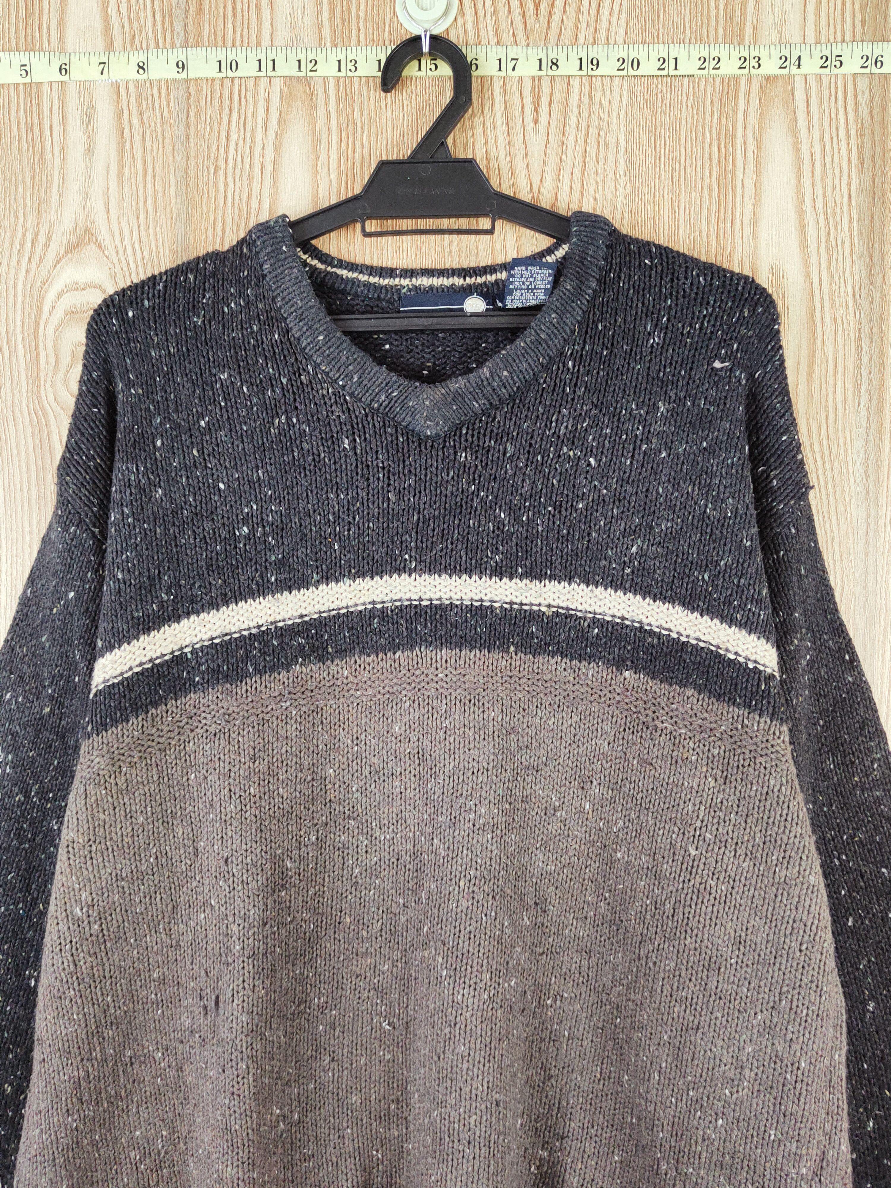 Japanese Brand × Vintage COOL DESIGN 💥N9 Black Knitwear Long Sleeve T-shirts Size US XL / EU 56 / 4 - 2 Thumbnail