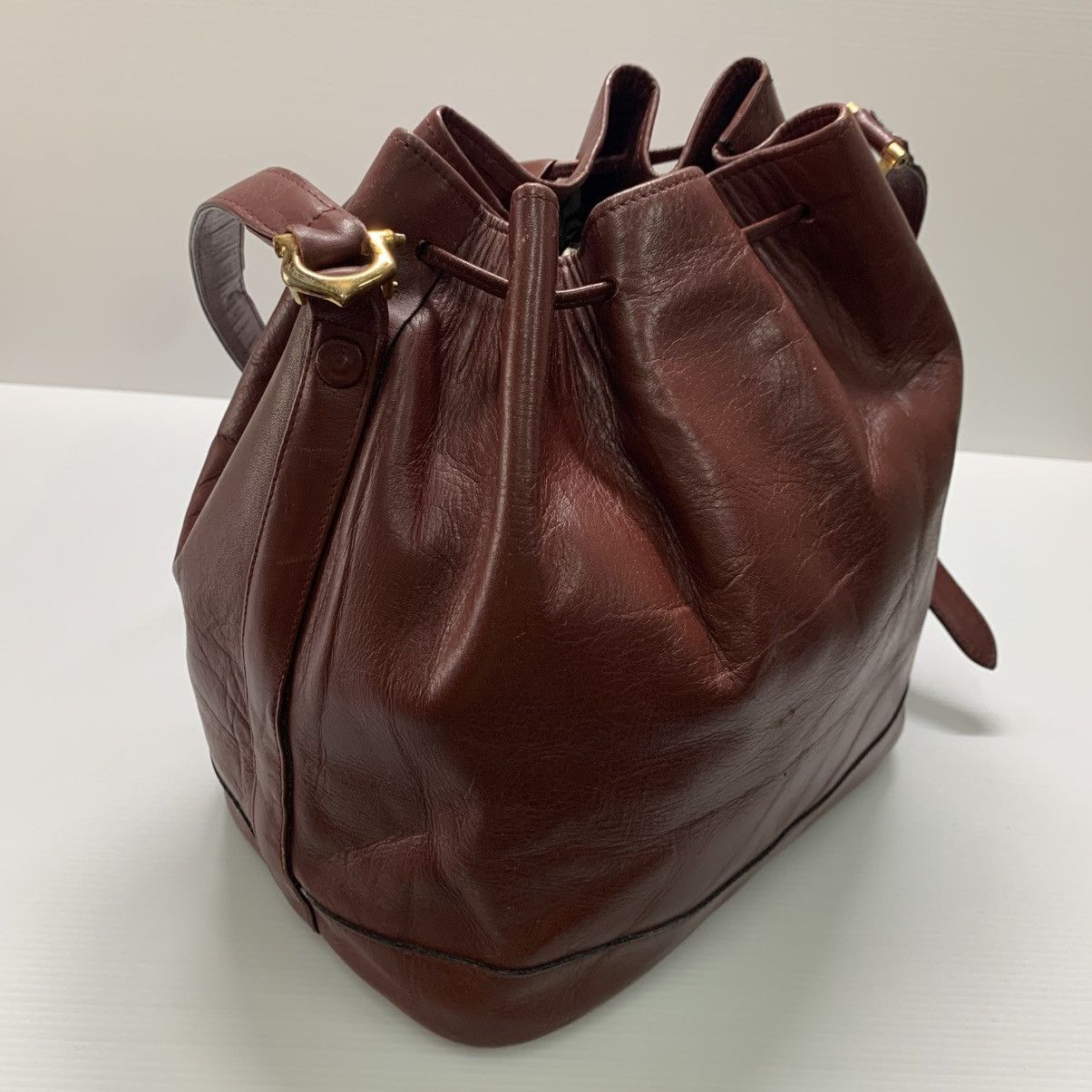 Cartier Cartier Vintage Leather Bucket Bag Size ONE SIZE - 5 Thumbnail