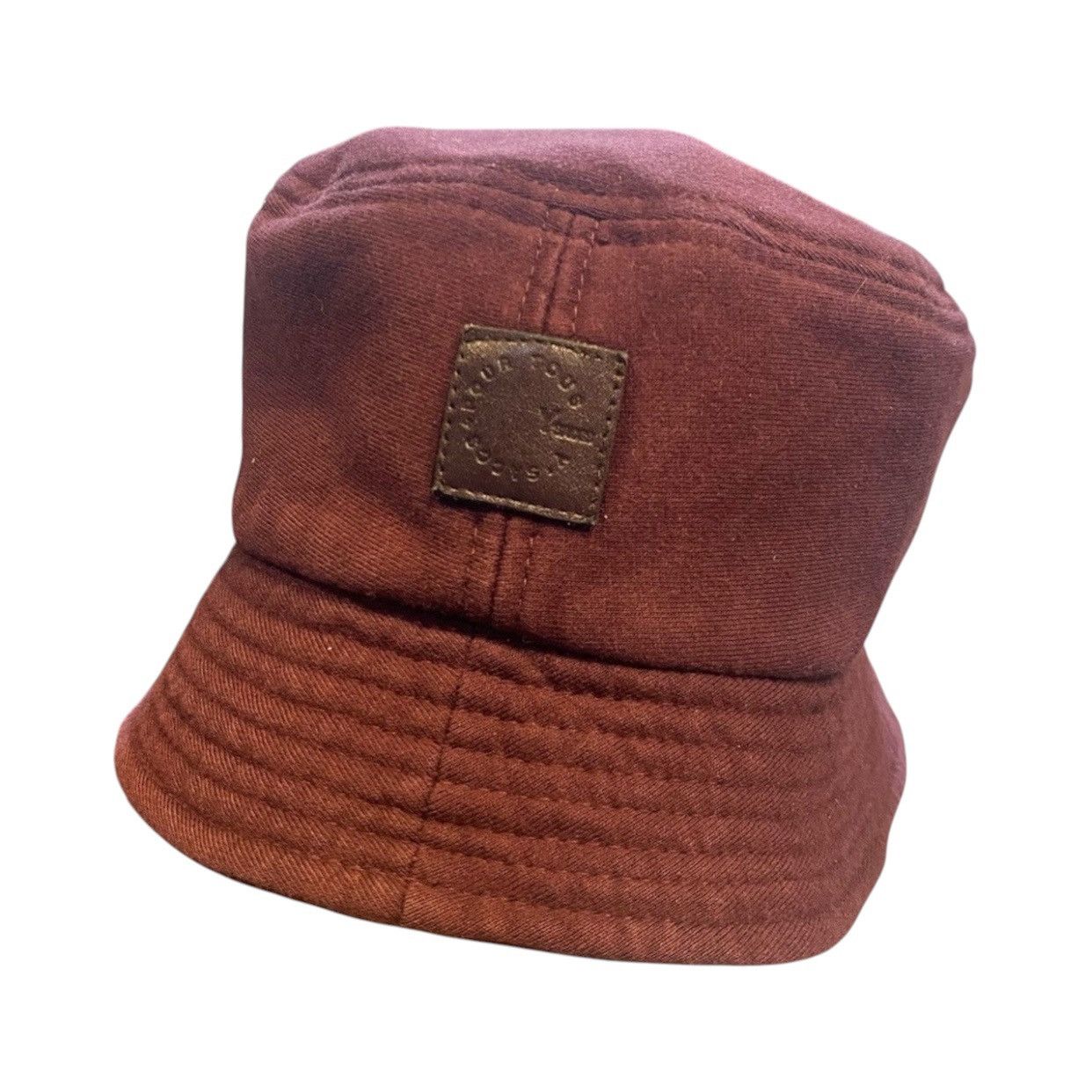 Yohji Yamamoto Vintage Yohji Yamamoto Y'saccs Bucket Hat - Maroon/Burgundy Size ONE SIZE - 2 Thumbnail
