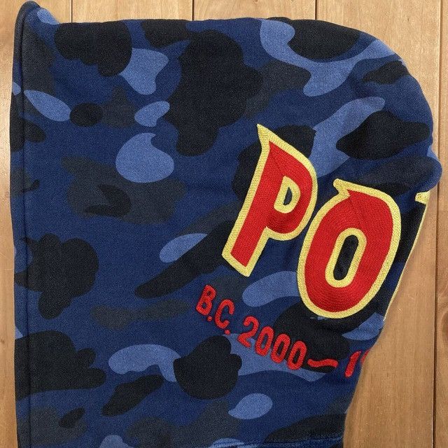 Bape BAPE Shoulder Shark Full Zip Hoodie blue camo a bathing ape Size US S / EU 44-46 / 1 - 6 Thumbnail