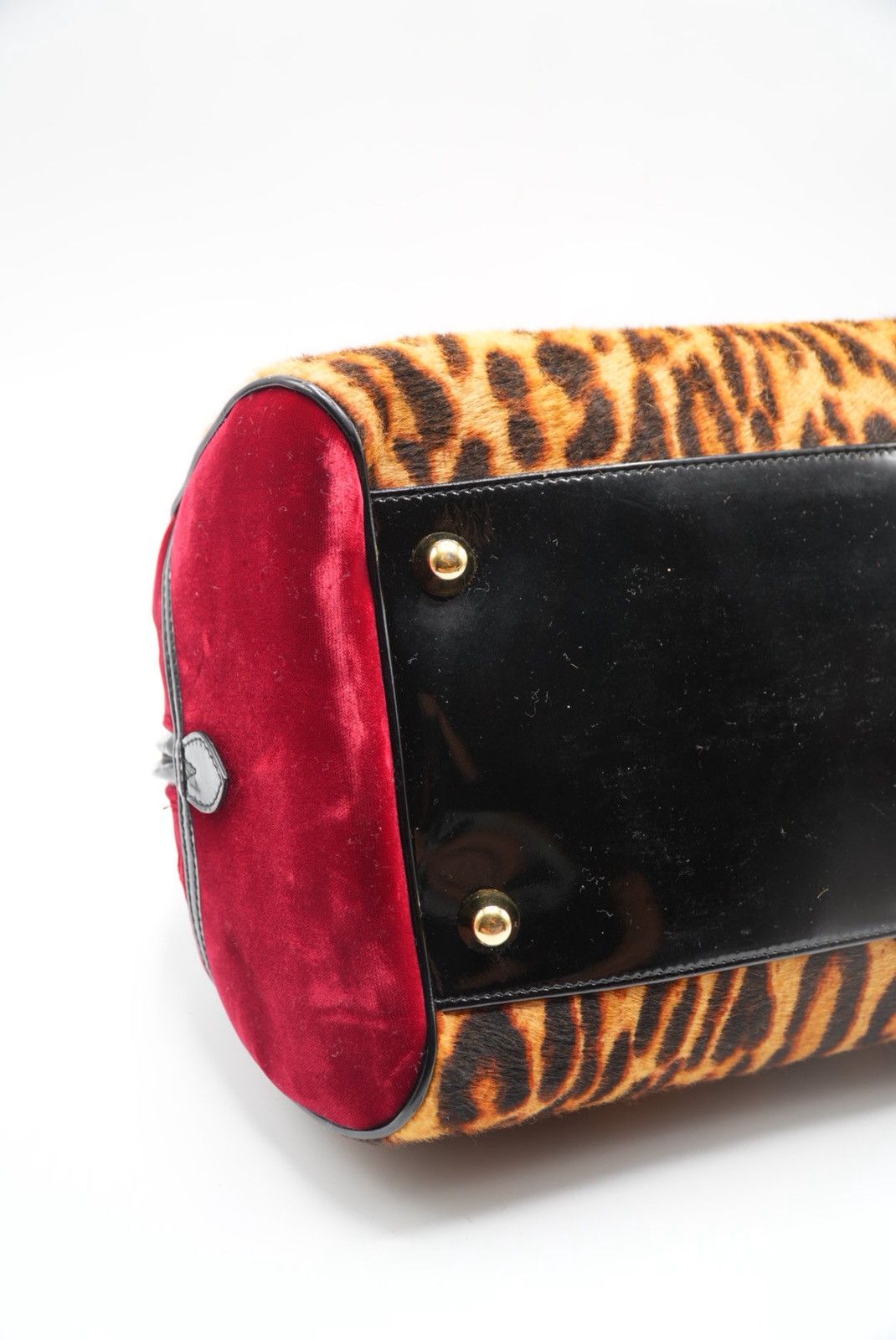 Dior 2000s Dior - John galliano Gambler Leopard Pony Bowler Bag Size ONE SIZE - 8 Thumbnail