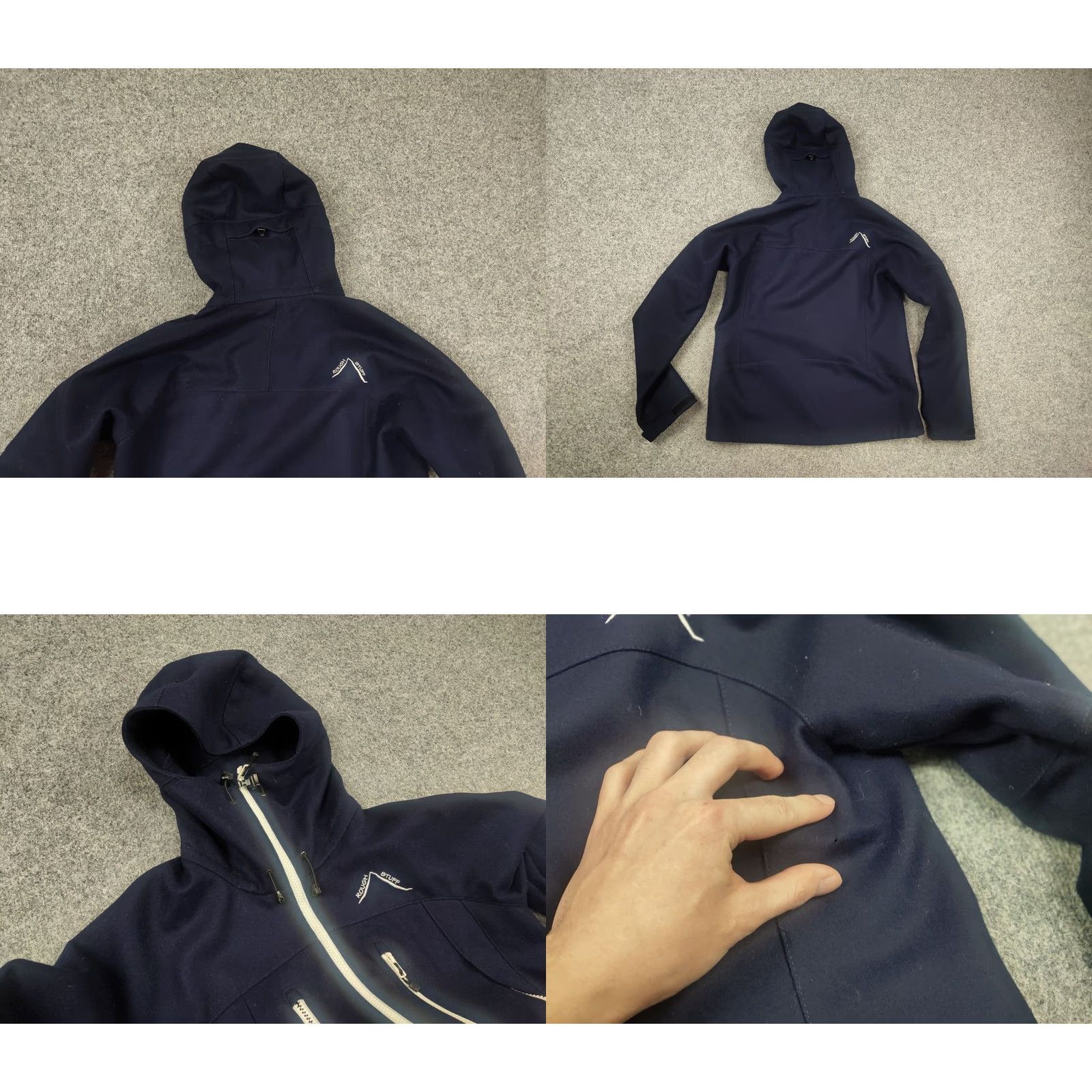 Vintage Roughstuff Original Loden Trekking Wool Hunting Outdoor Full Zip Jacket - Blue, Wool, Full Zip, Men, M, Regular Fit Size US M / EU 48-50 / 2 - 8 Thumbnail