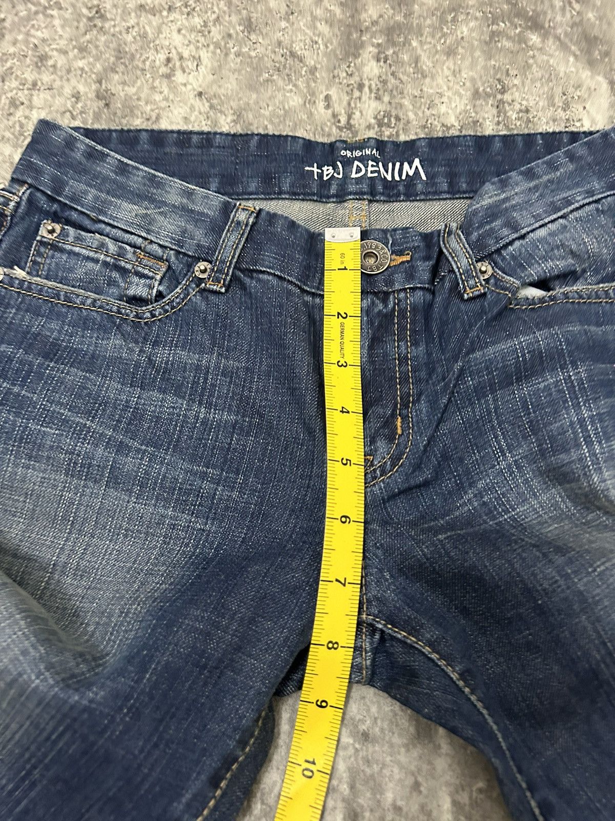 If Six Was Nine × Japanese Brand × Le Grande Bleu (L.G.B.) TBJ Denim Mud Wash Flare Pants Size US 29 - 10 Thumbnail