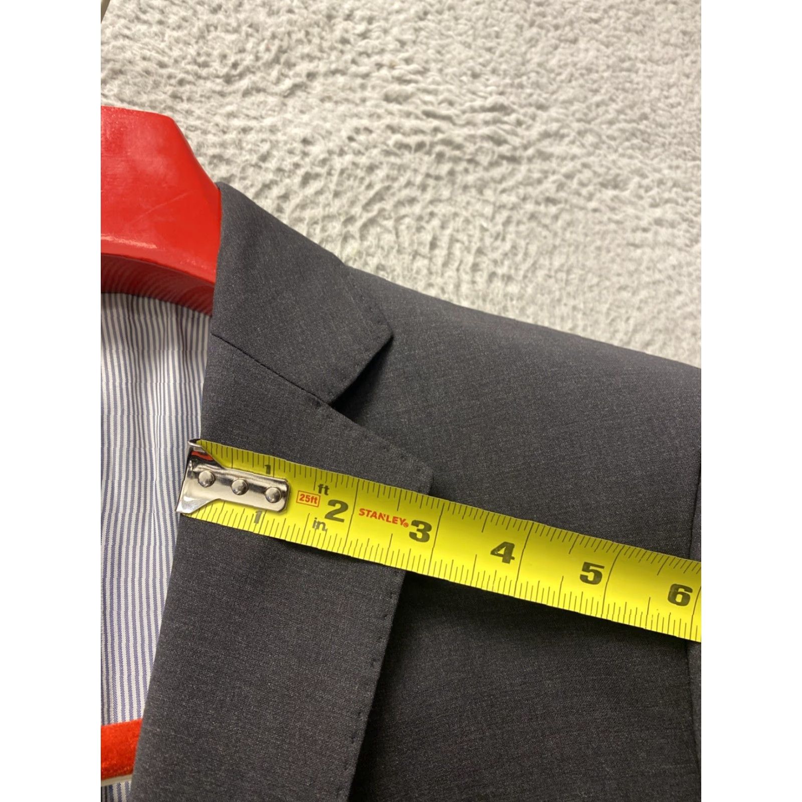 Brooks Brothers Brooks Brothers Madison Fit 38S Wool Dark Gray Euc 122-17 Size 38R - 7 Thumbnail