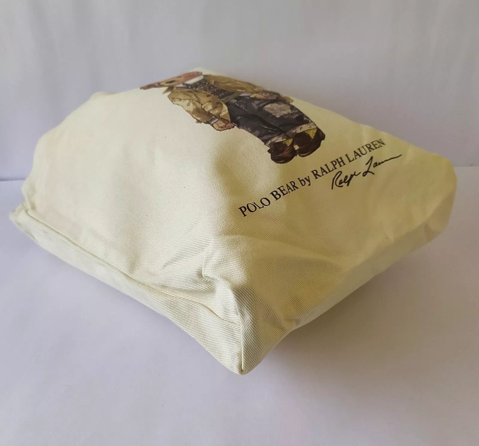Polo Ralph Lauren Polo Ralph Lauren Polo Bear Cotton Canvas Tote Bag IFD 8041 Size ONE SIZE - 5 Thumbnail