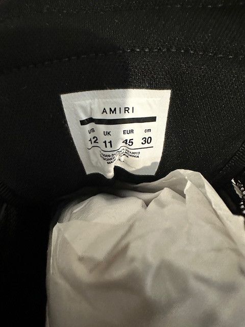 Amiri AMIRI Skel Top High Top Skeleton Size 12 Size US 12 / EU 45 - 2 Thumbnail