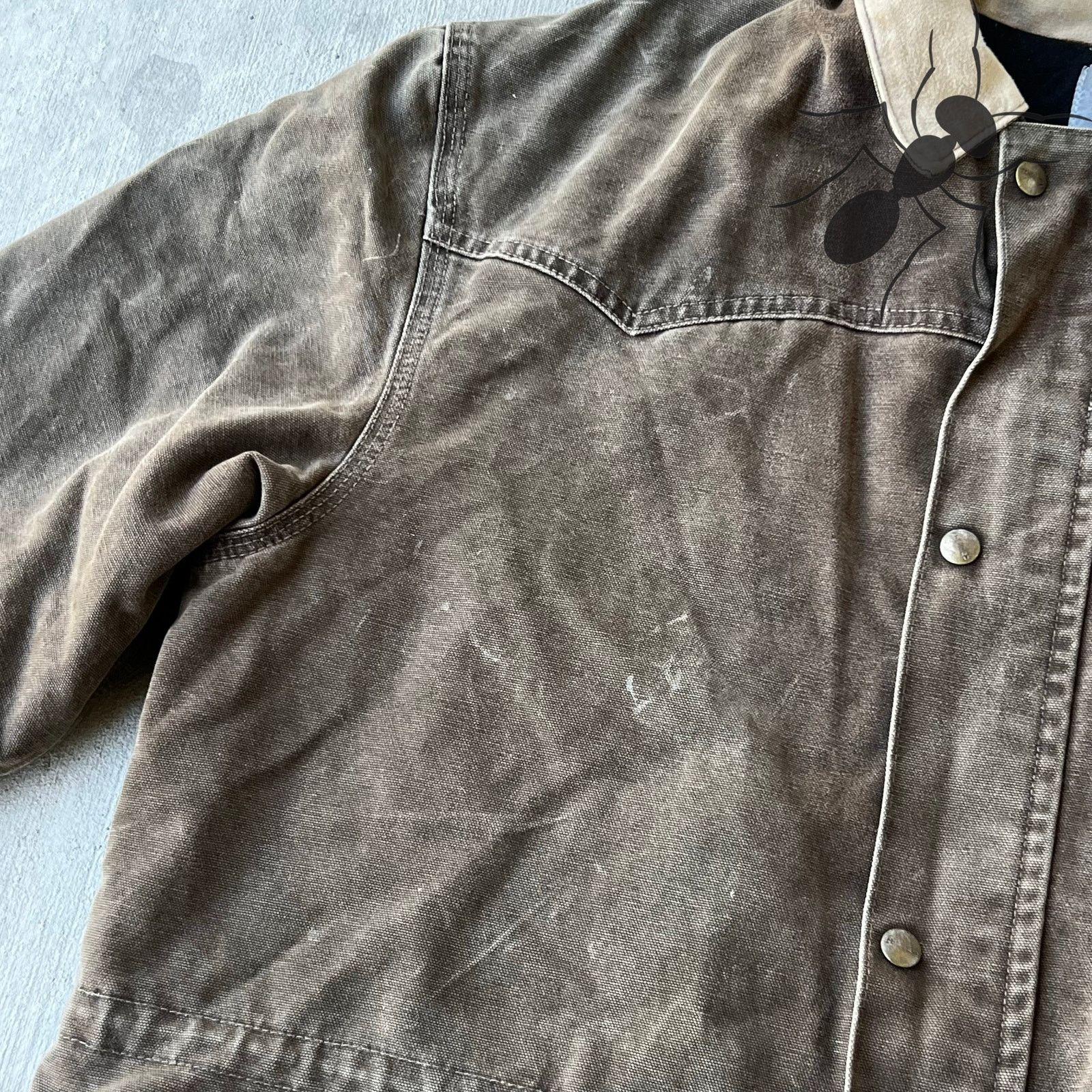 Carhartt × Vintage Carhartt brown barn chore work wear jacket Size US L / EU 52-54 / 3 - 6 Thumbnail