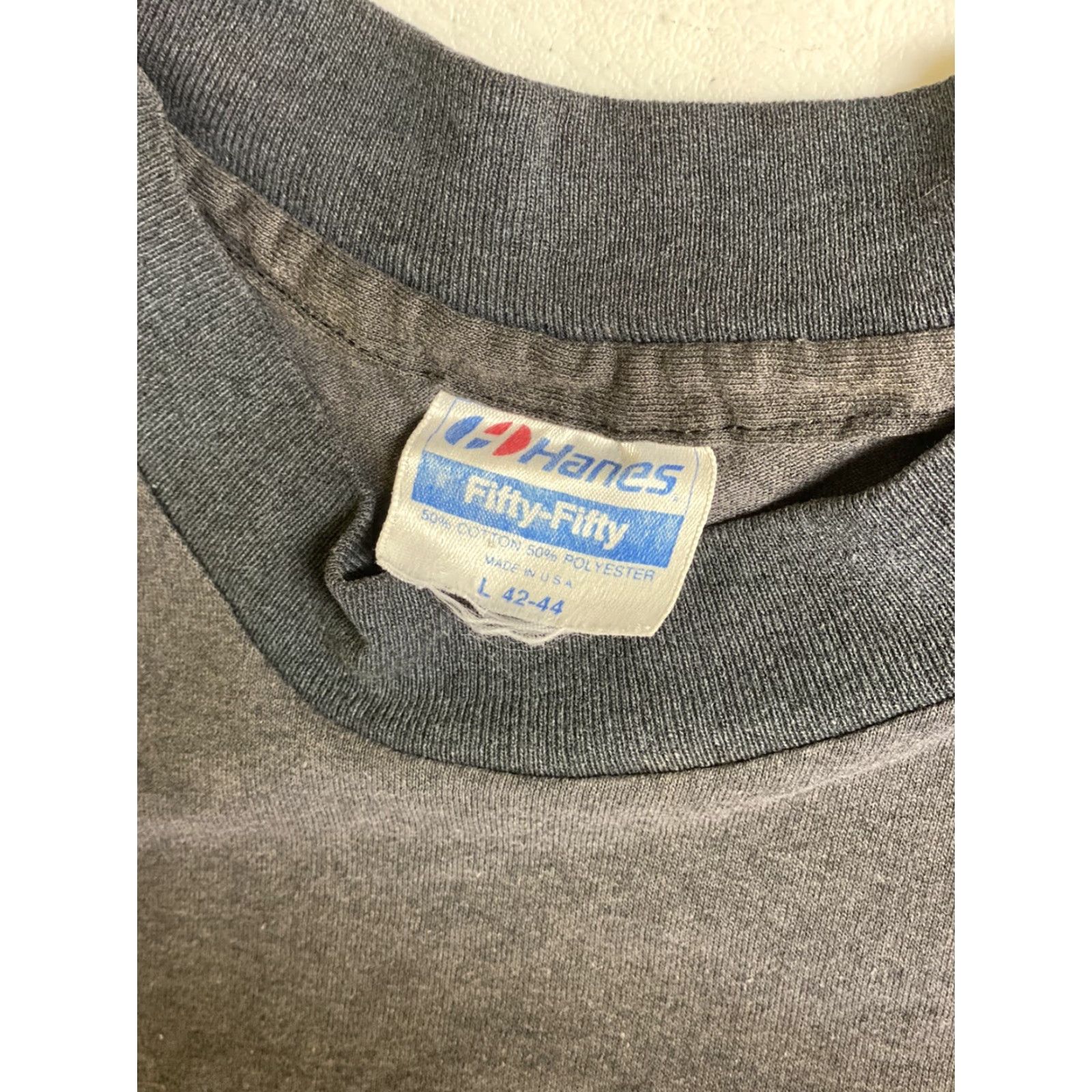 Y/Project VINTAGE Mens L Gray Short Sleeve T-Shirt Green Mountain Project Vermont VT L Crew Neck Cotton Blend Size US L / EU 52-54 / 3 - 5 Thumbnail