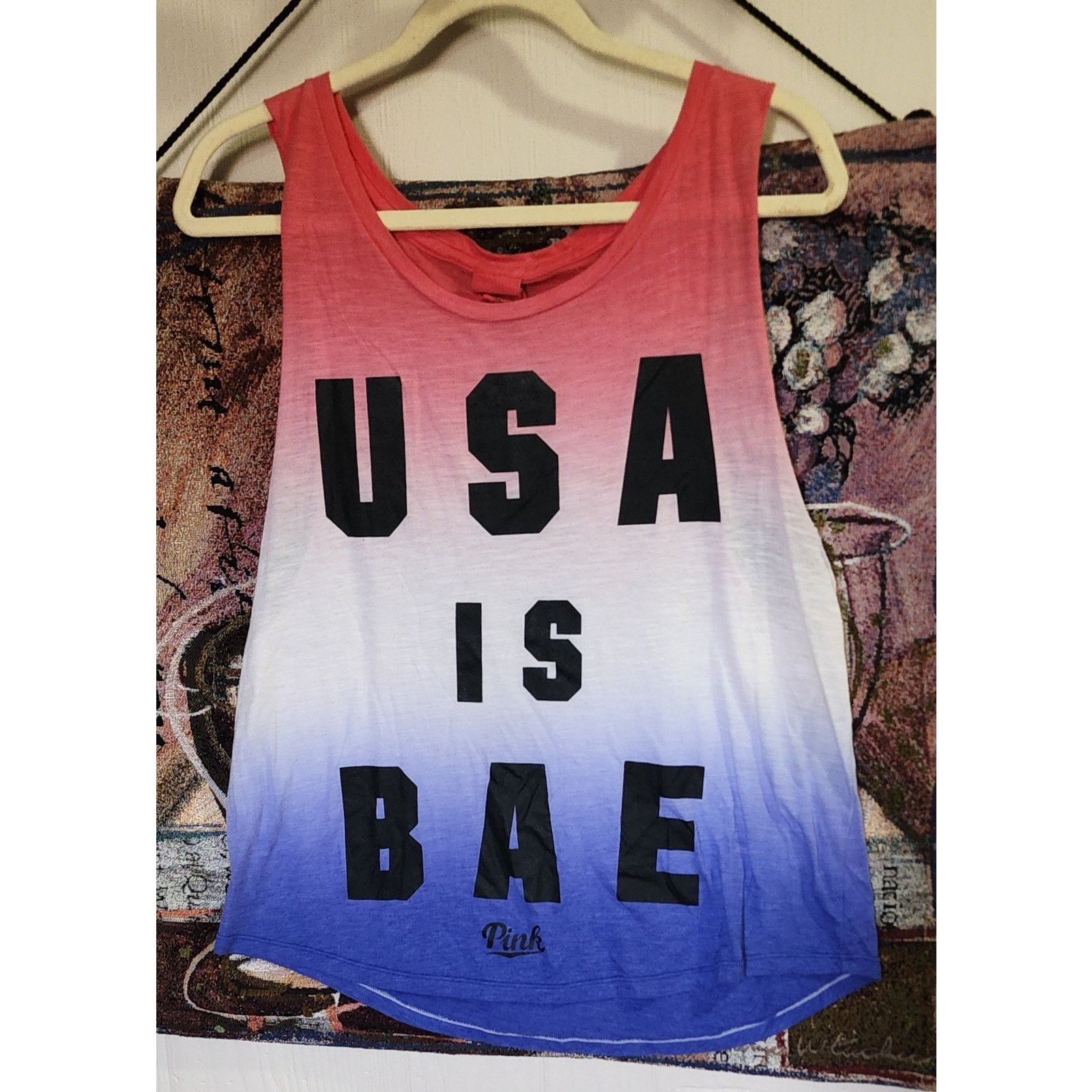 Victoria's Secret PINK Victoria Secret USA is Bae Tank Top Size Large Size L / US 10 / IT 46 - 1 Thumbnail