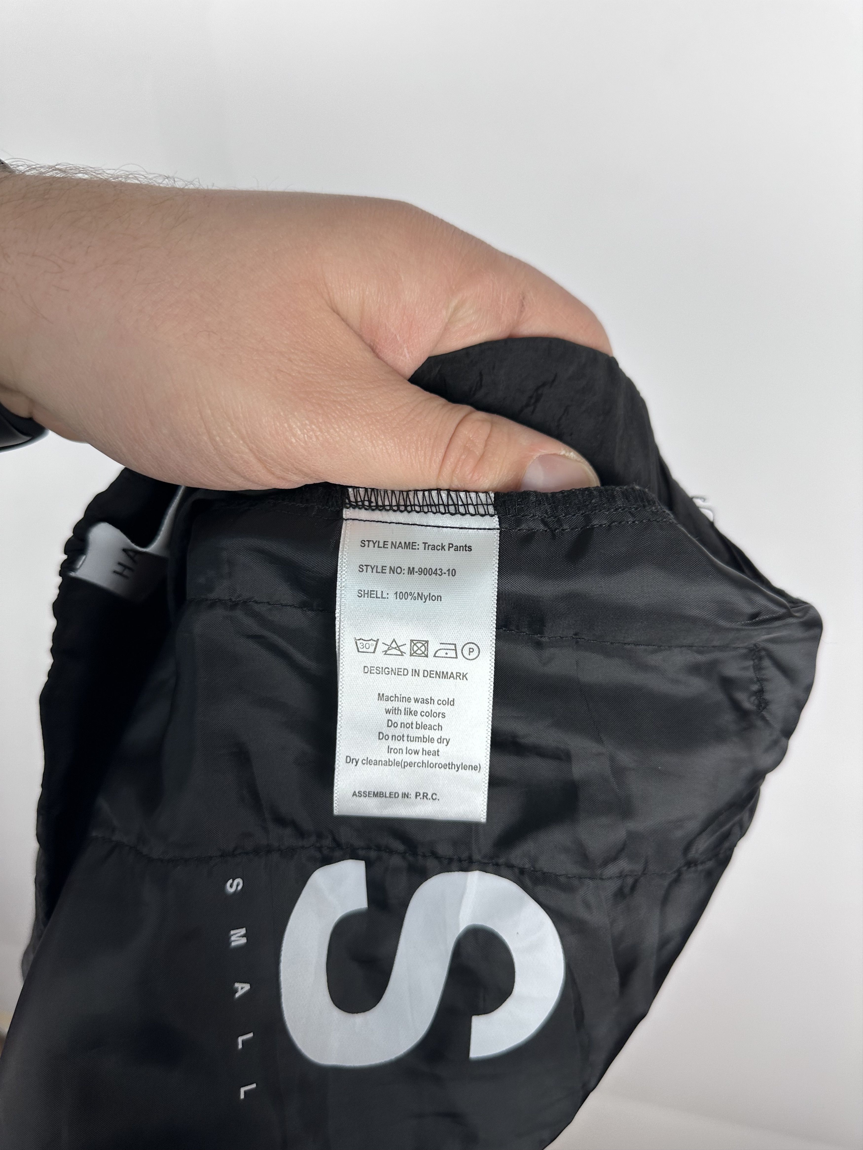 Han Kjobenhavn Han Kjobenhavn Nylon Track Pants Black Mens Size S Size US 32 / EU 48 - 8 Thumbnail