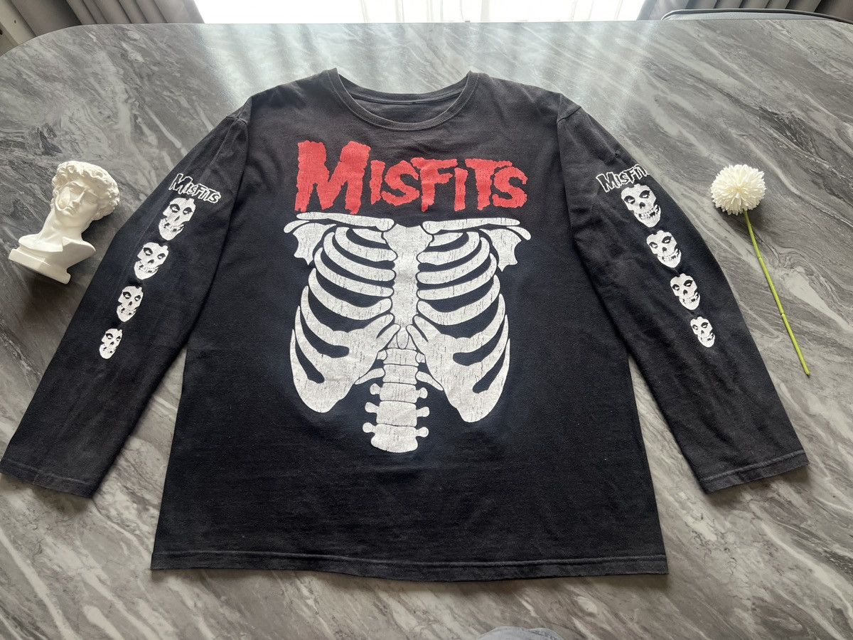 Misfits Misfits : Chest Skull Skeleton Arm And BackSide Printed Size US L / EU 52-54 / 3 - 3 Thumbnail