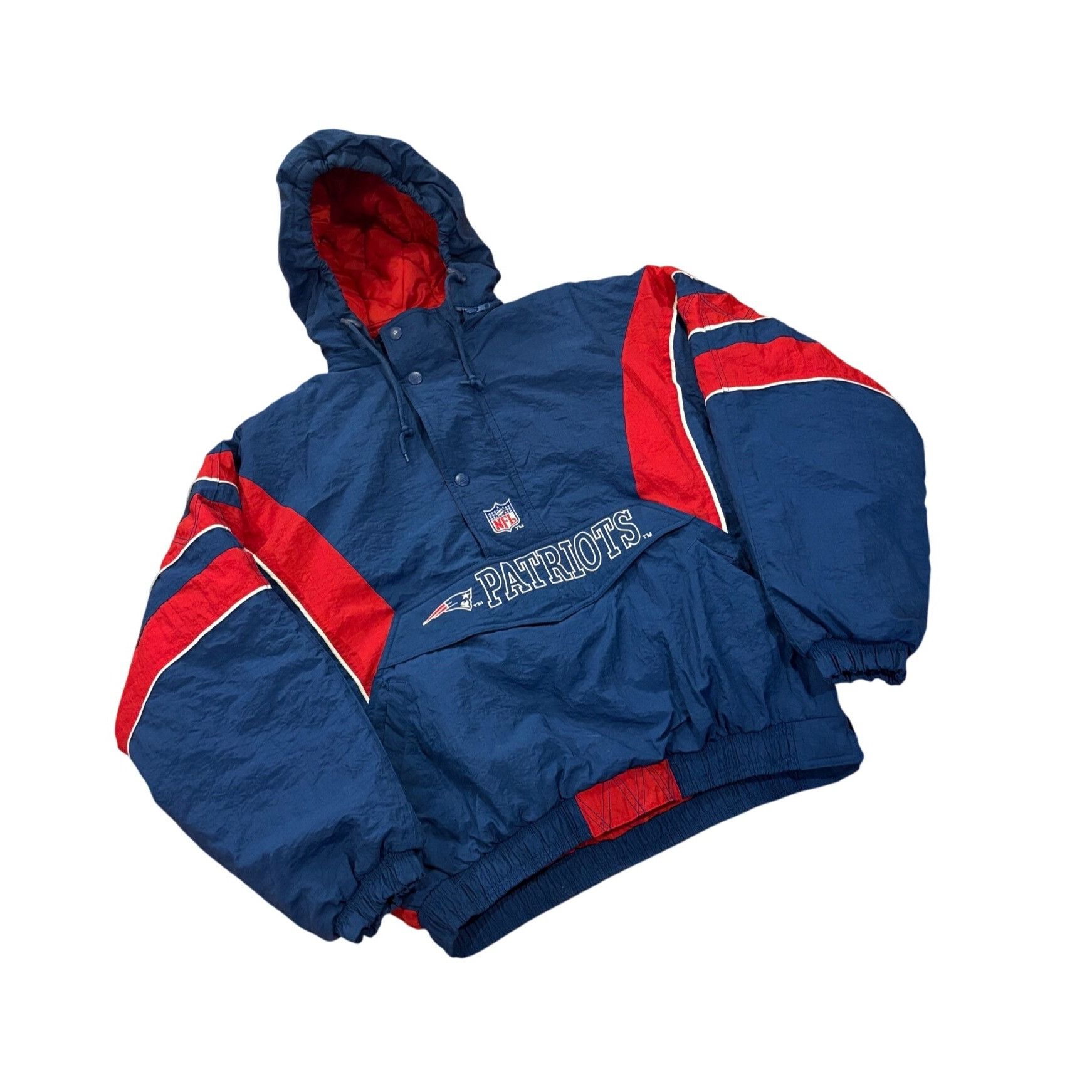 Starter Vintage 1996 Starter New England Patriots NFL Pro Line Hoode Size US XL / EU 56 / 4 - 3 Thumbnail