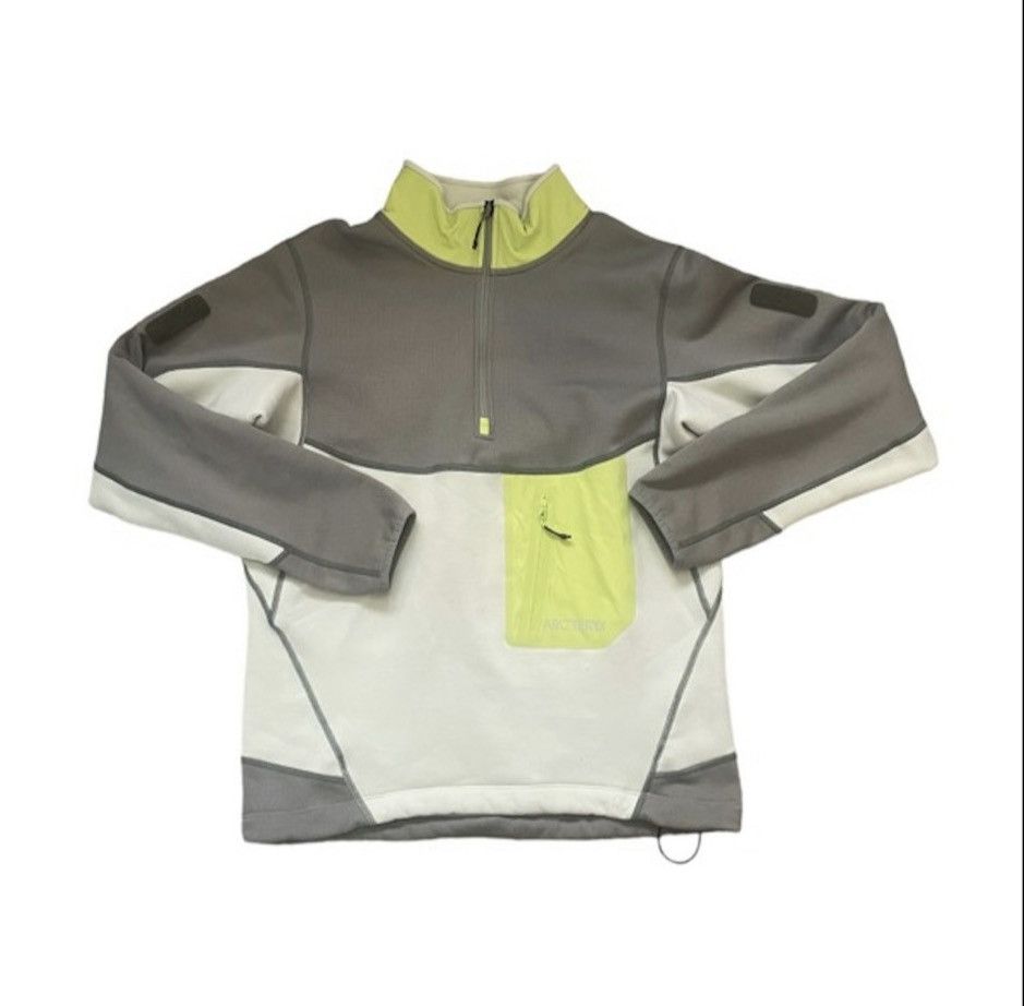 image of Arcteryx System_A Faraday Half Zip in Cream, Men's (Size XS)