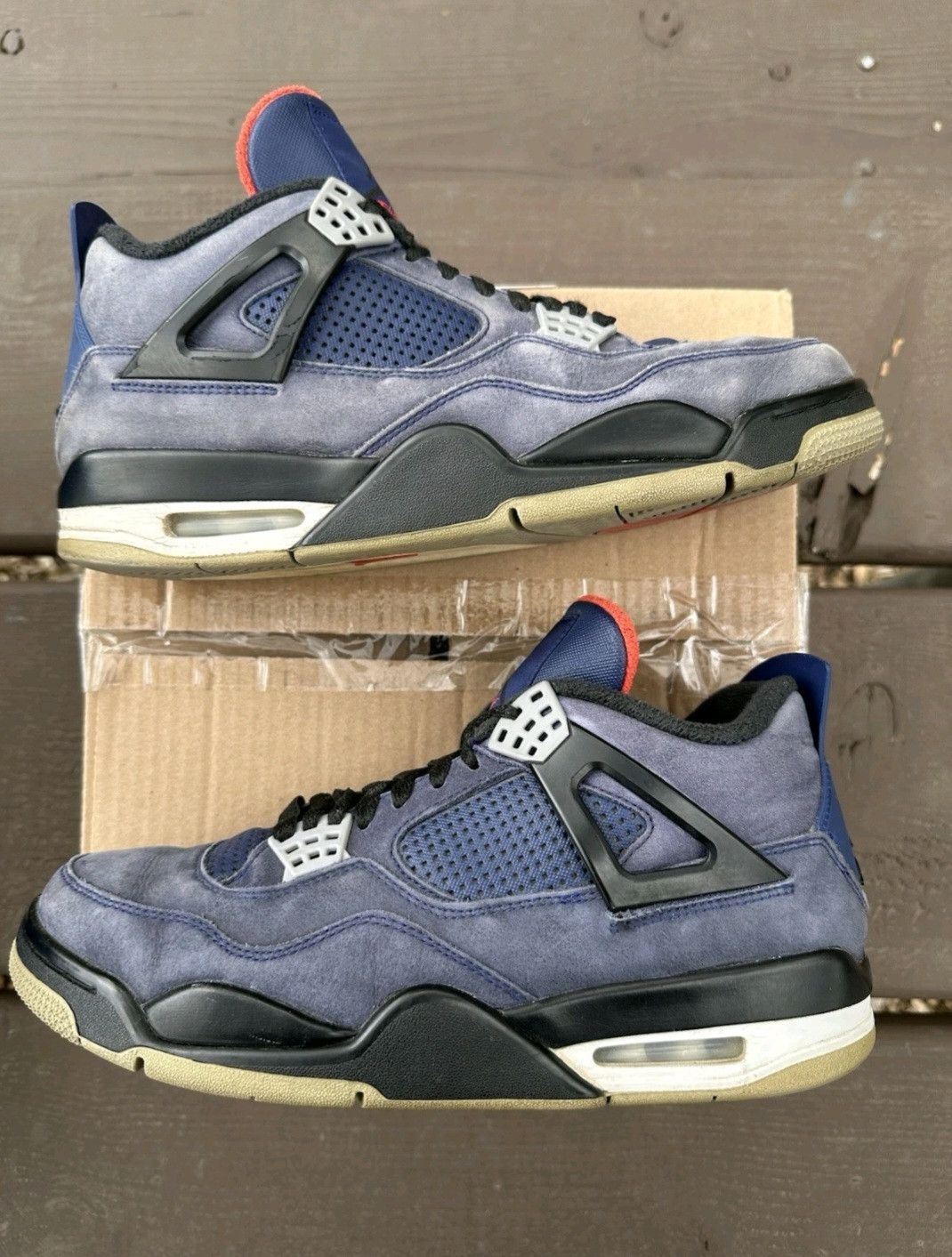 Jordan Brand Nike Air Jordan Retro 4 Winter Loyal Blue Size 10.5 Men Size US 10.5 / EU 43-44 - 2 Thumbnail