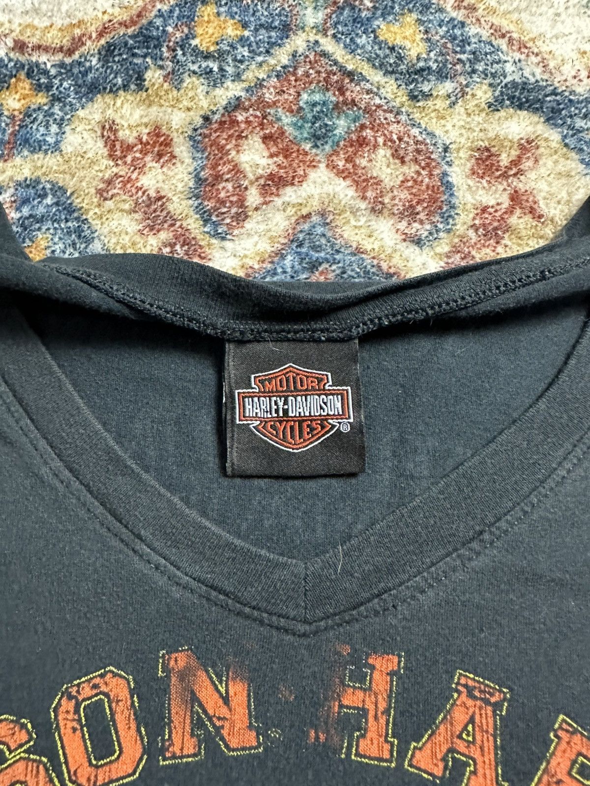 Harley Davidson Harley Davidson V-Neck Logo T-shirt Medium Size M / US 6-8 / IT 42-44 - 3 Thumbnail