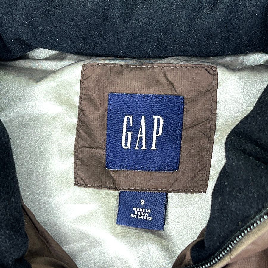 Gap Gap Vintage Men's Brown Puffy Vest Size US S / EU 44-46 / 1 - 4 Thumbnail