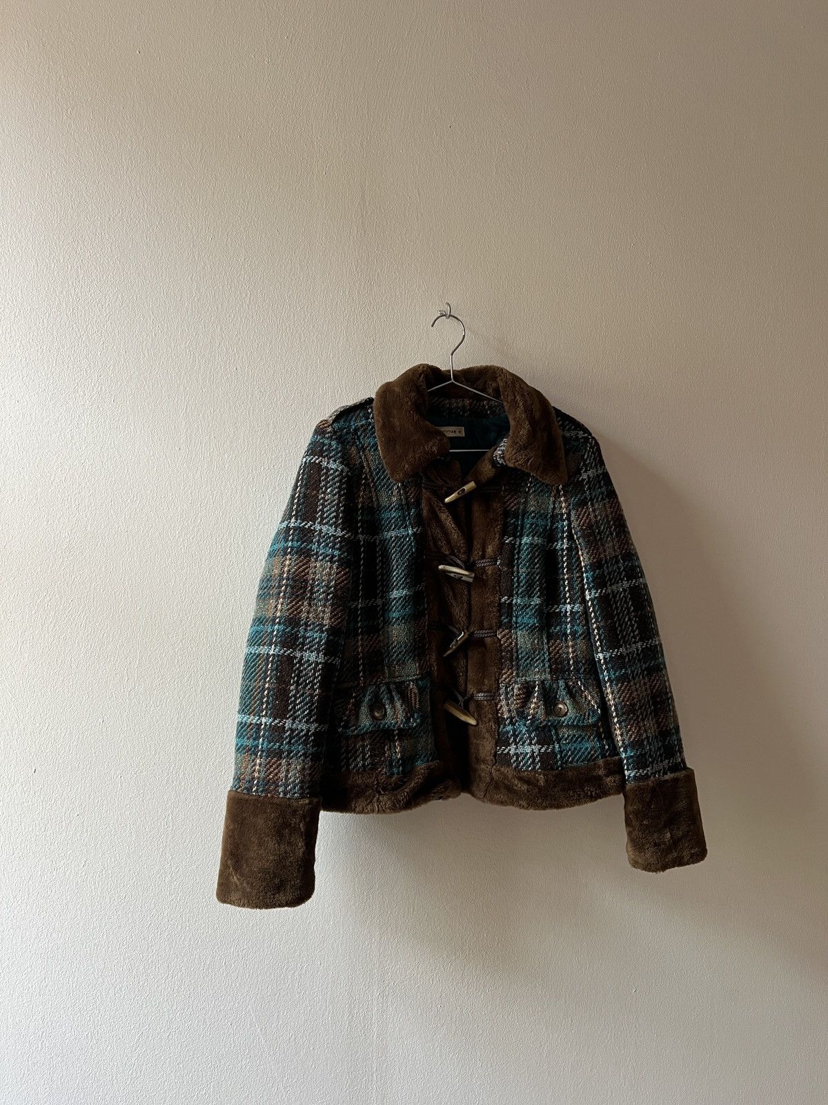 Other Vintage Y2K Knitted Bomber Winter Jacket Size L / US 10 / IT 46 - 6 Thumbnail