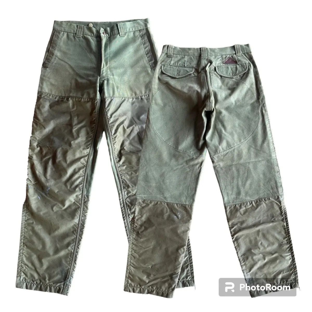 DAIWA STEALS💥90’s Vintage TIMBERLINE DoubleKnee Rusty Dirty Pants Size US 29 - 1 Thumbnail
