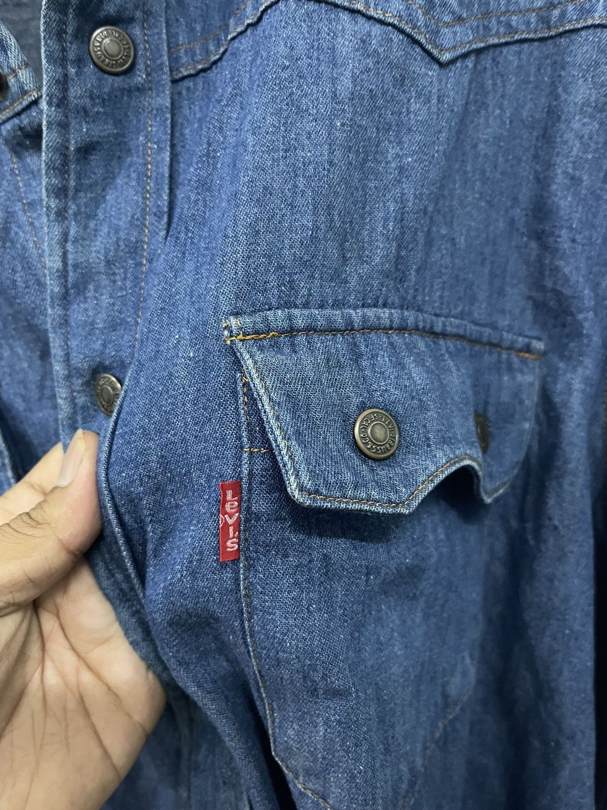 Levi's × Vintage 90s Levi’s Western Shirt Size US M / EU 48-50 / 2 - 6 Thumbnail
