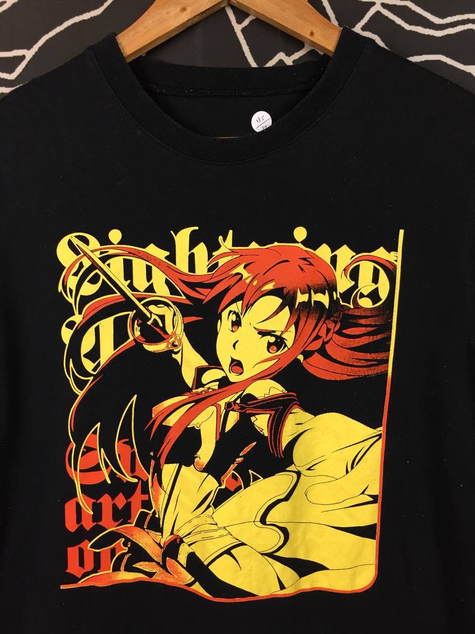 Anime Sword Art Online Asuna Yuuki Lightning Flash Anime Manga Tee Size US S / EU 44-46 / 1 - 3 Thumbnail