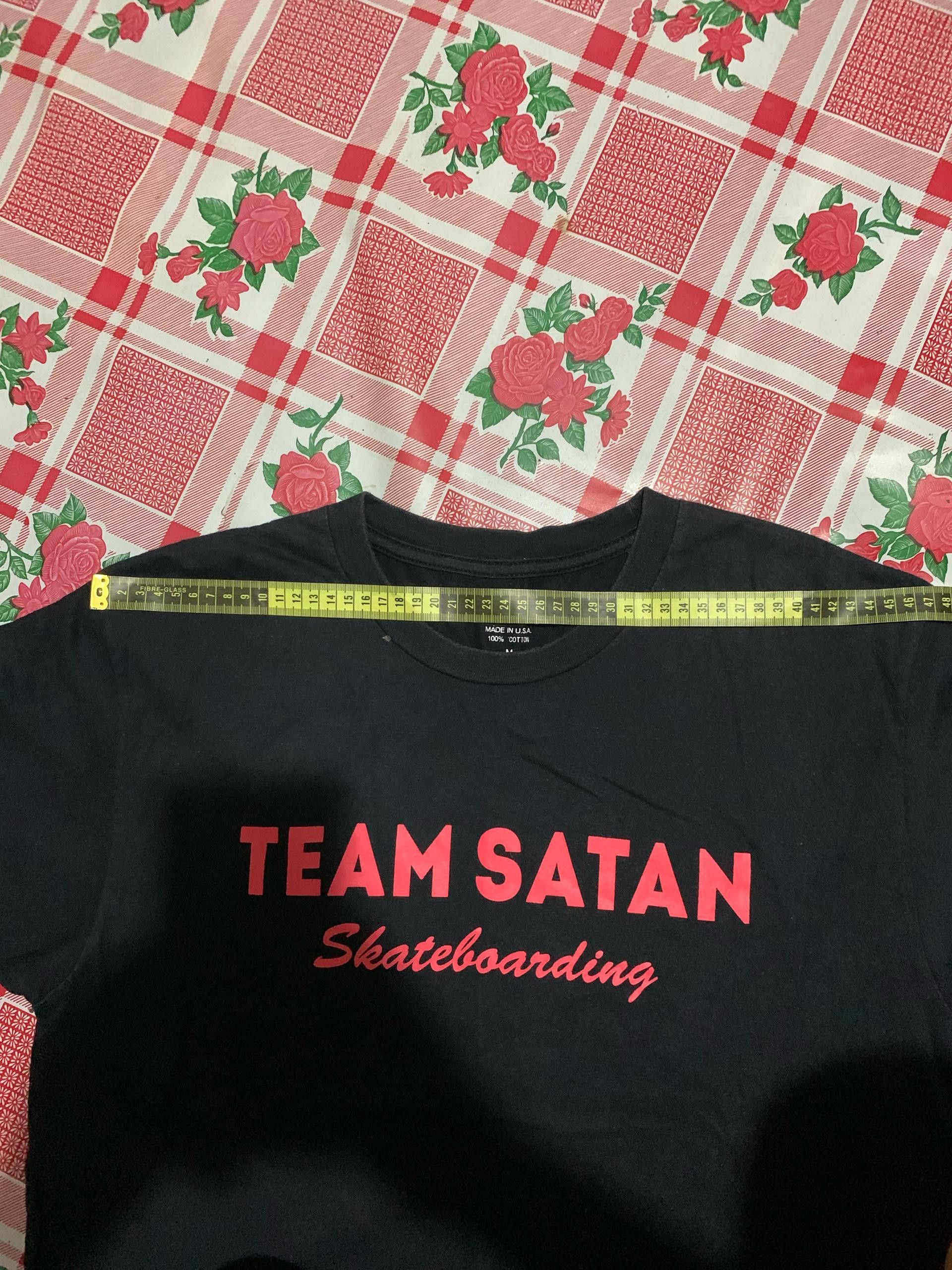 Vintage Rare Team Satan ‘666’ Skateboarding Tees anima dragon ball Size US M / EU 48-50 / 2 - 3 Thumbnail