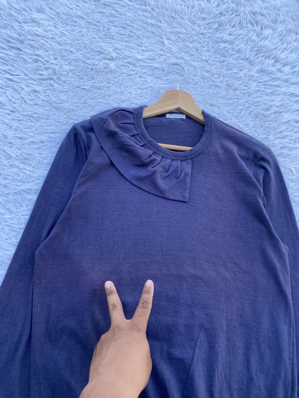 Comme des Garcons Rare Vintage 80s Comme Des Garcons Longsleeve Women Top Size S / US 4 / IT 40 - 9 Thumbnail