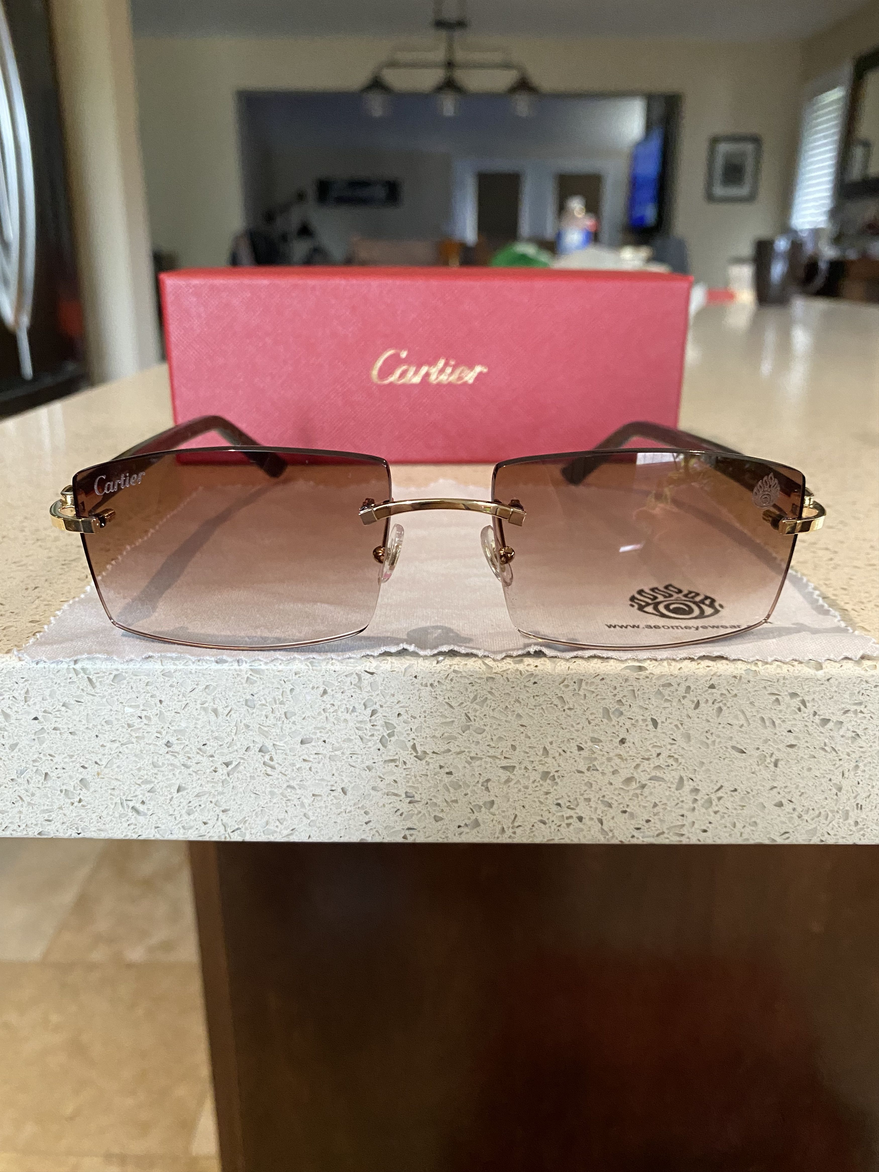 Cartier Custom Cartier Glasses | Grailed