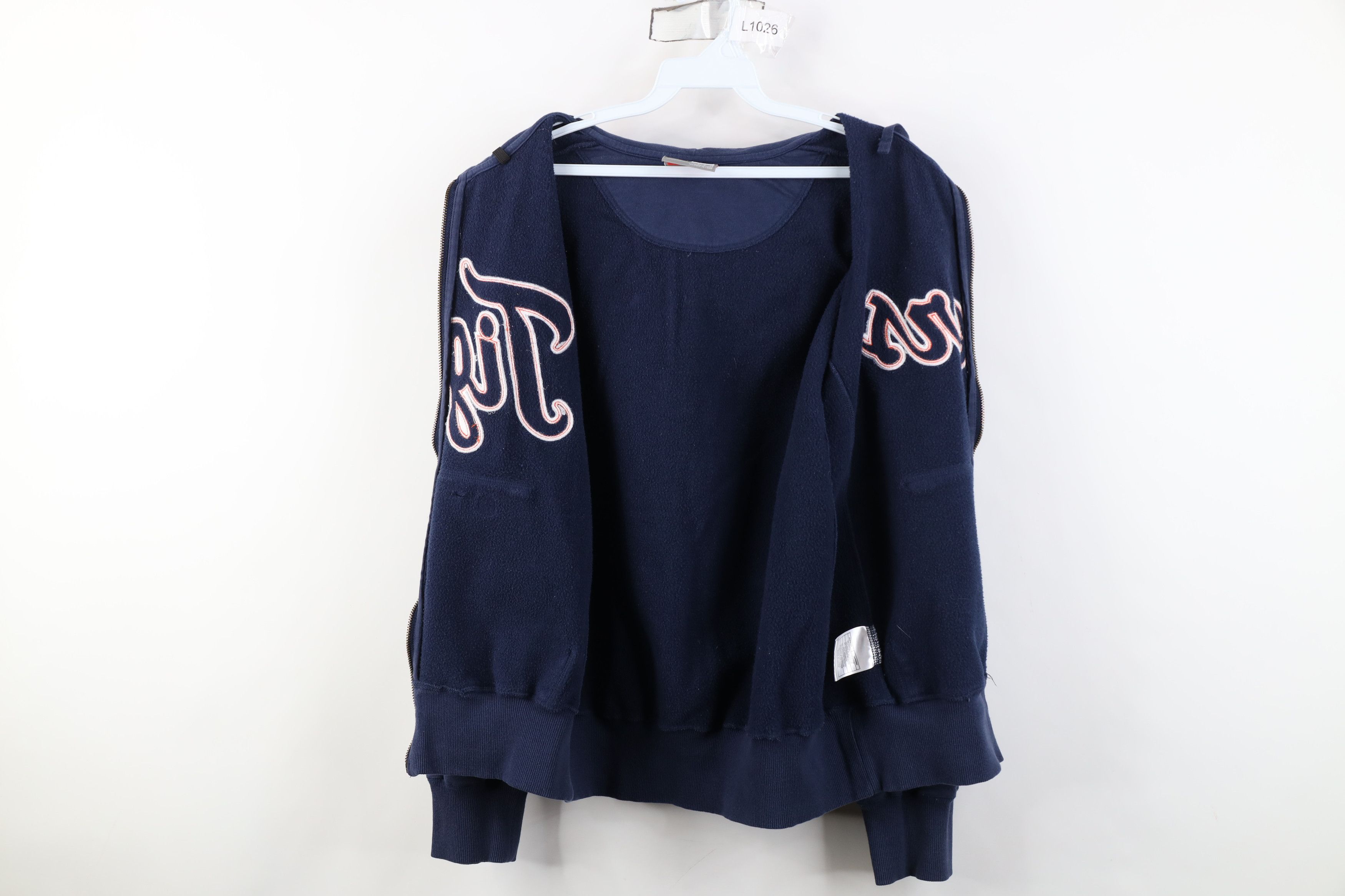Nike Vintage Nike Scott Mini Swoosh Detroit Tiges Zip Hoodie Size US S / EU 44-46 / 1 - 10 Thumbnail
