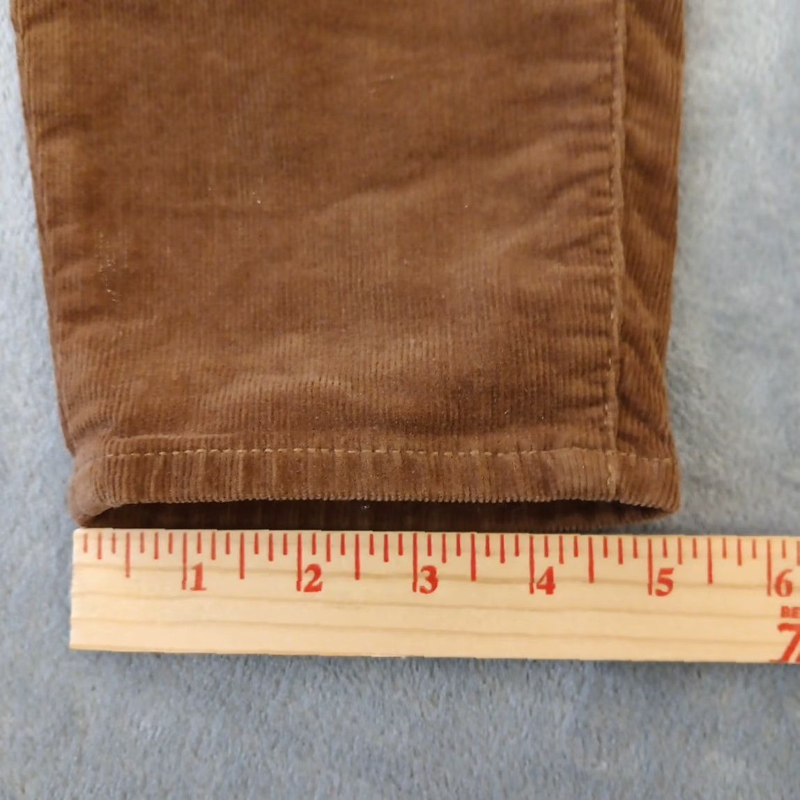 Talbots Talbots Corduroy Jegging Pants Womens Size 10 Brown Tapered 32x28 High Rise Jeans Pants Jegging Size 32" / US 10 / IT 46 - 6 Thumbnail