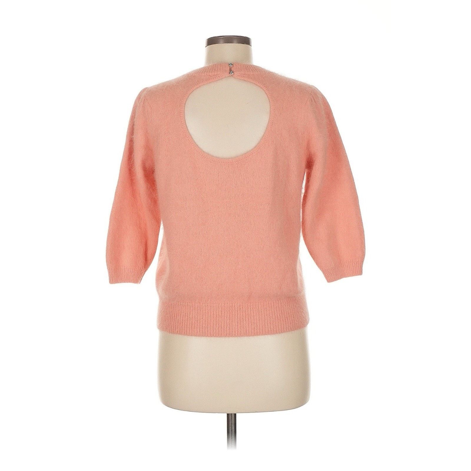 Sezane petite mendigote angora Pink 3/4 Sleeve Open Back Sweater M Size M / US 6-8 / IT 42-44 - 2 Thumbnail