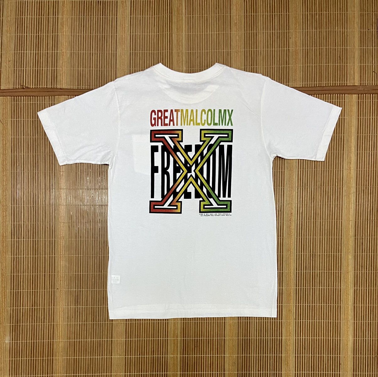 Vintage THE GREAT MALCOLM X : FREEDOM GRAPHIC TEE Size US L / EU 52-54 / 3 - 1 Thumbnail