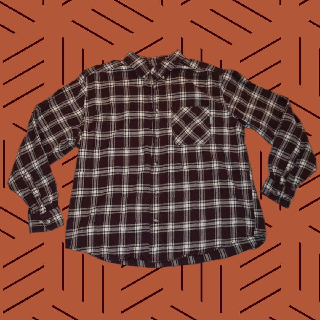 Vintage WOOLRICH BURGUNDY MENS XL X LARGE FLANNEL SHIRT PLAID LONG SLEEVE 4613 MAROON Size US XL / EU 56 / 4 - 1 Thumbnail