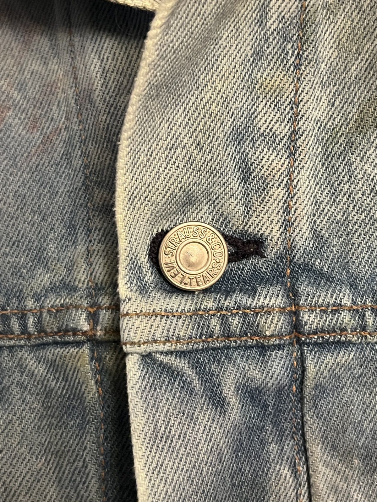 DENIM TEARS × Levi's DENIM TEARS x Levi’s Big Chief Demond Type-1 Jean Jacket Size US S / EU 44-46 / 1 - 5 Thumbnail