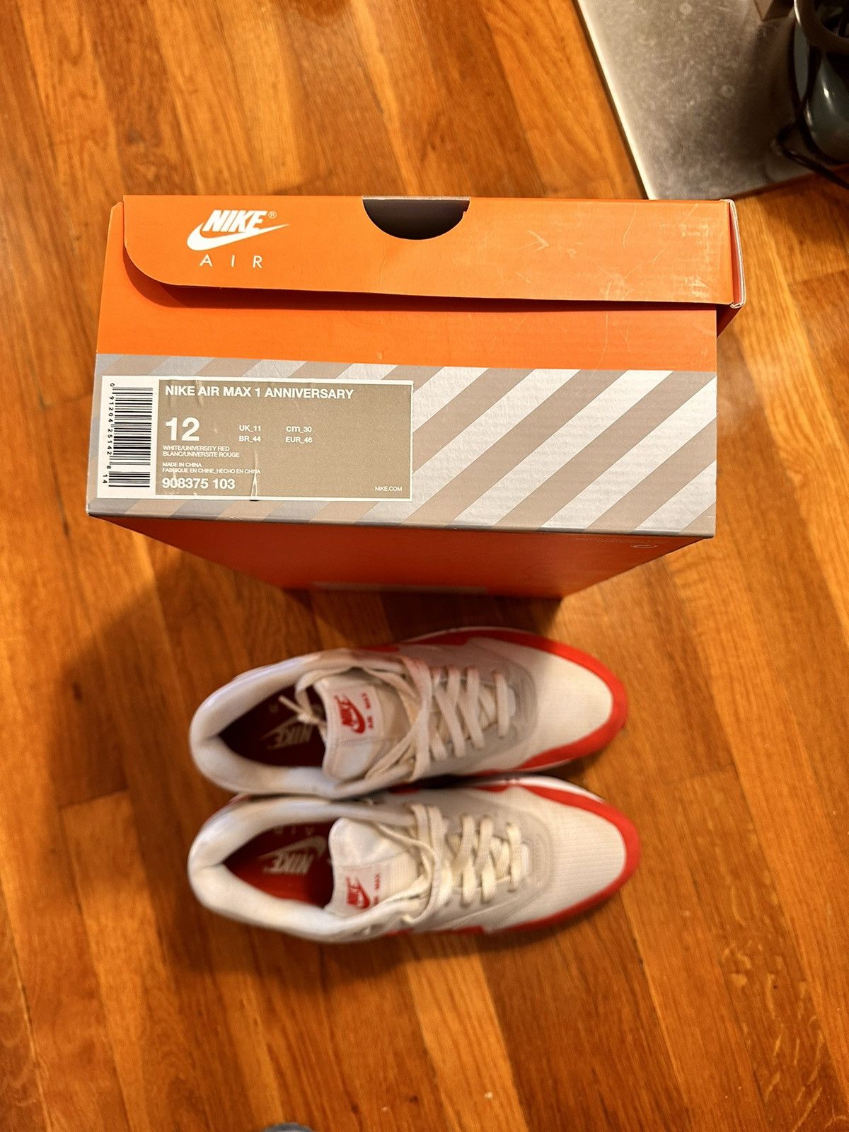 Nike Nike Airmax 1 anniversary 2017 Size US 12 / EU 45 - 7 Thumbnail
