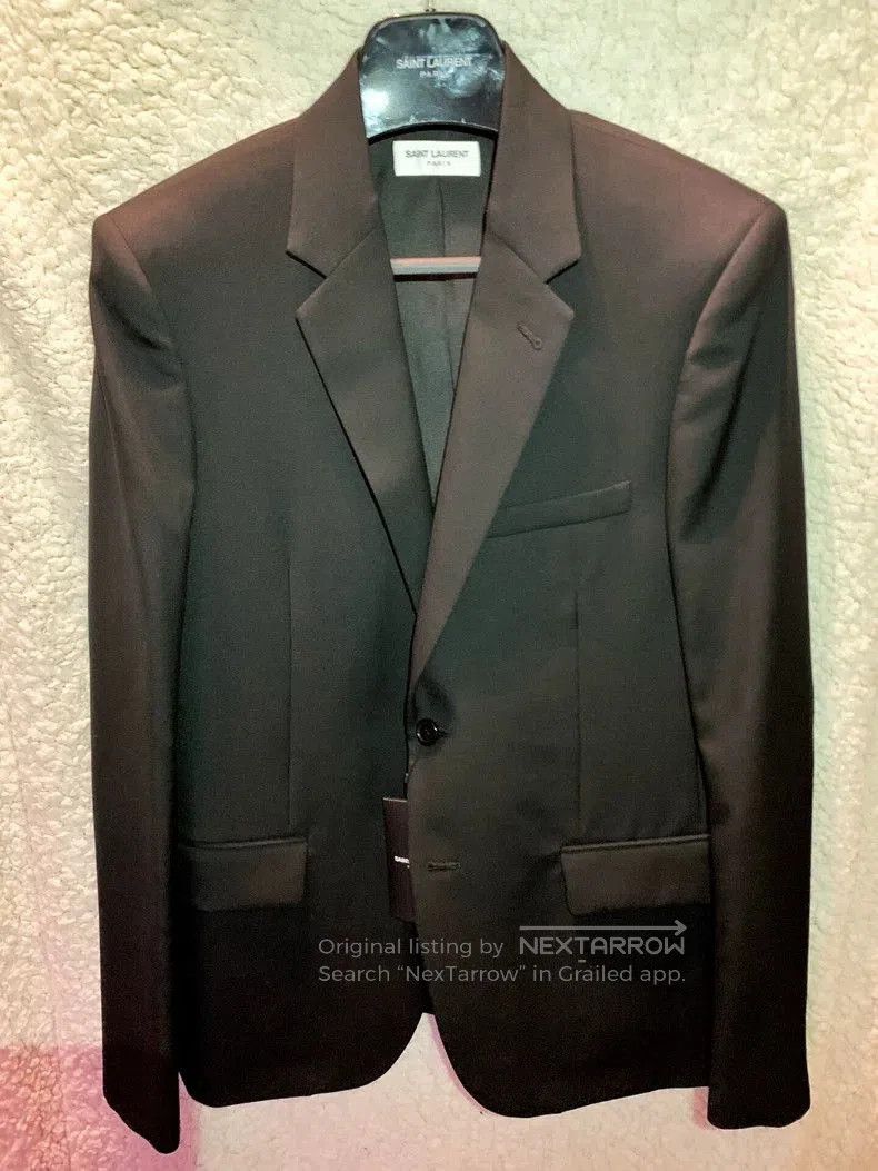 Yves Saint Laurent YSL 100% Wool Formal Blazer. Size US L / EU 52-54 / 3 - 1 Thumbnail