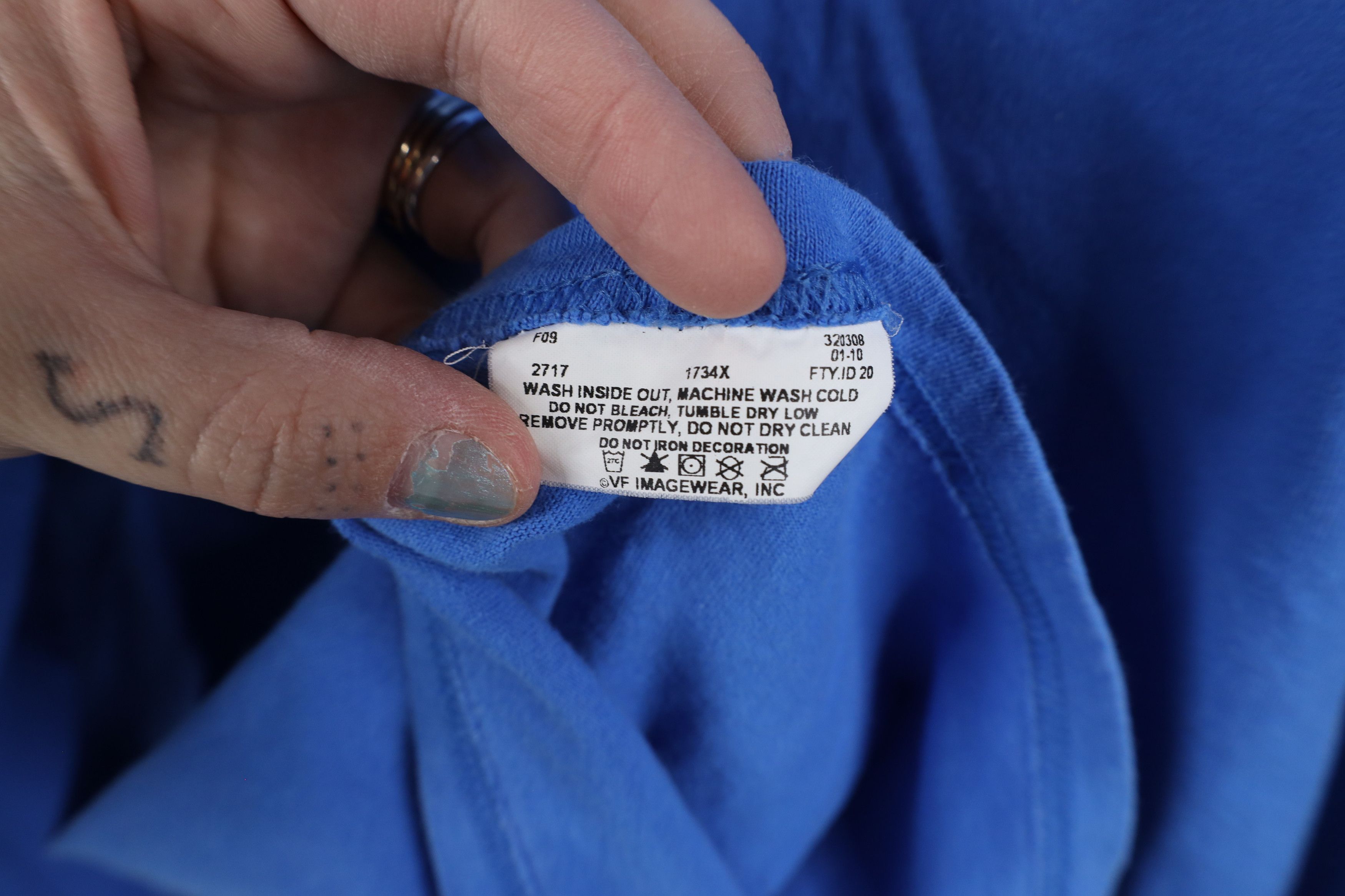 Vintage Vintage Out Detroit Lions Football Long Sleeve T-Shirt Blue Size US XXL / EU 58 / 5 - 8 Thumbnail