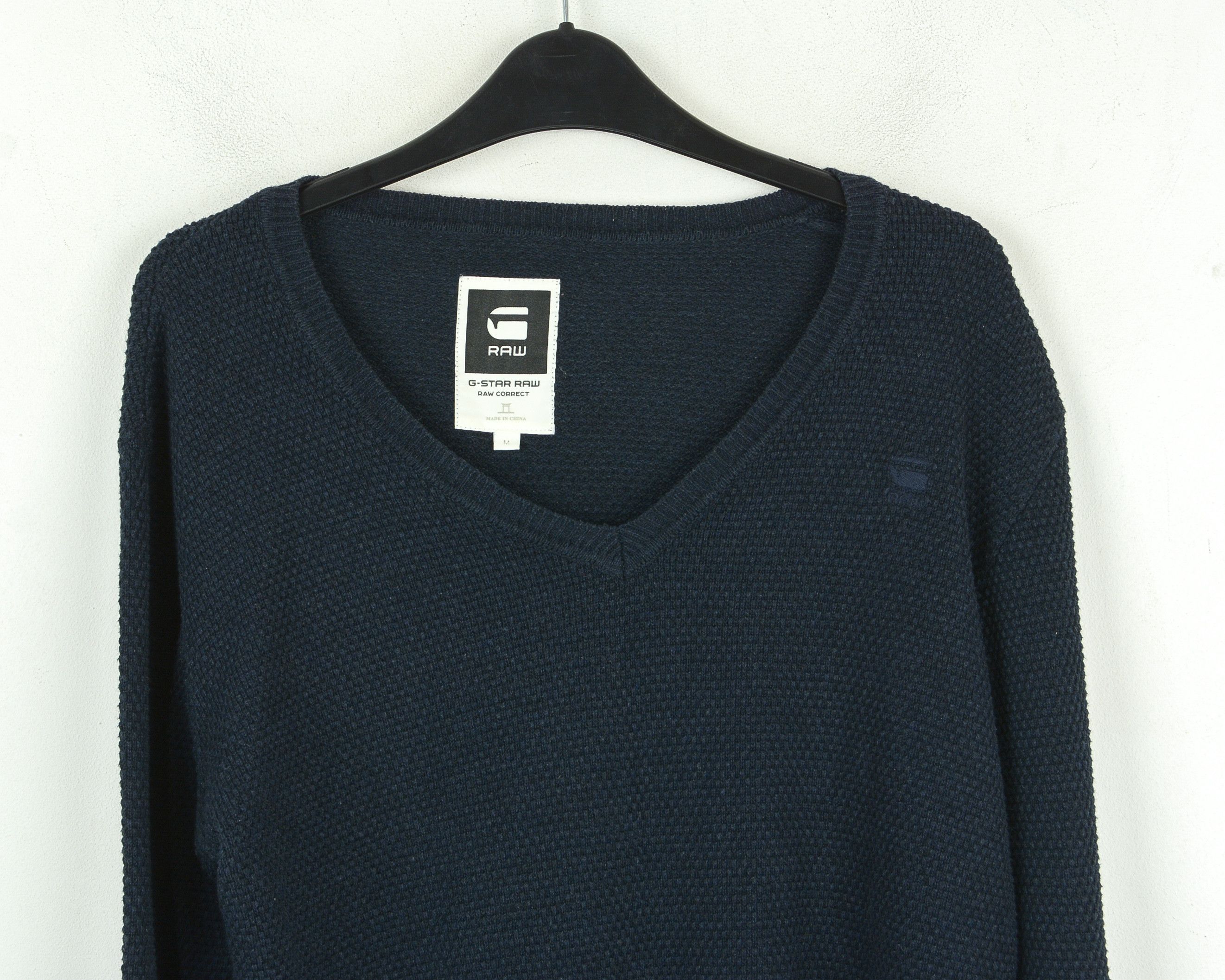 G-Star Lockstart Knit Pullover Sweater Textured Jumper Top M Size US M / EU 48-50 / 2 - 2 Thumbnail
