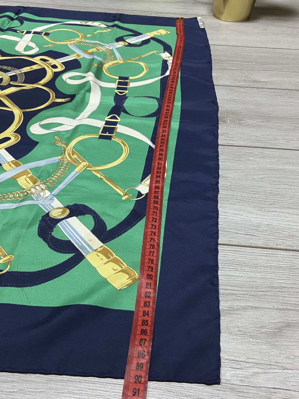 Hermes Eperon d'Or Hermes silk scarf Designed Henri d'Origny1974 Size ONE SIZE - 10 Thumbnail