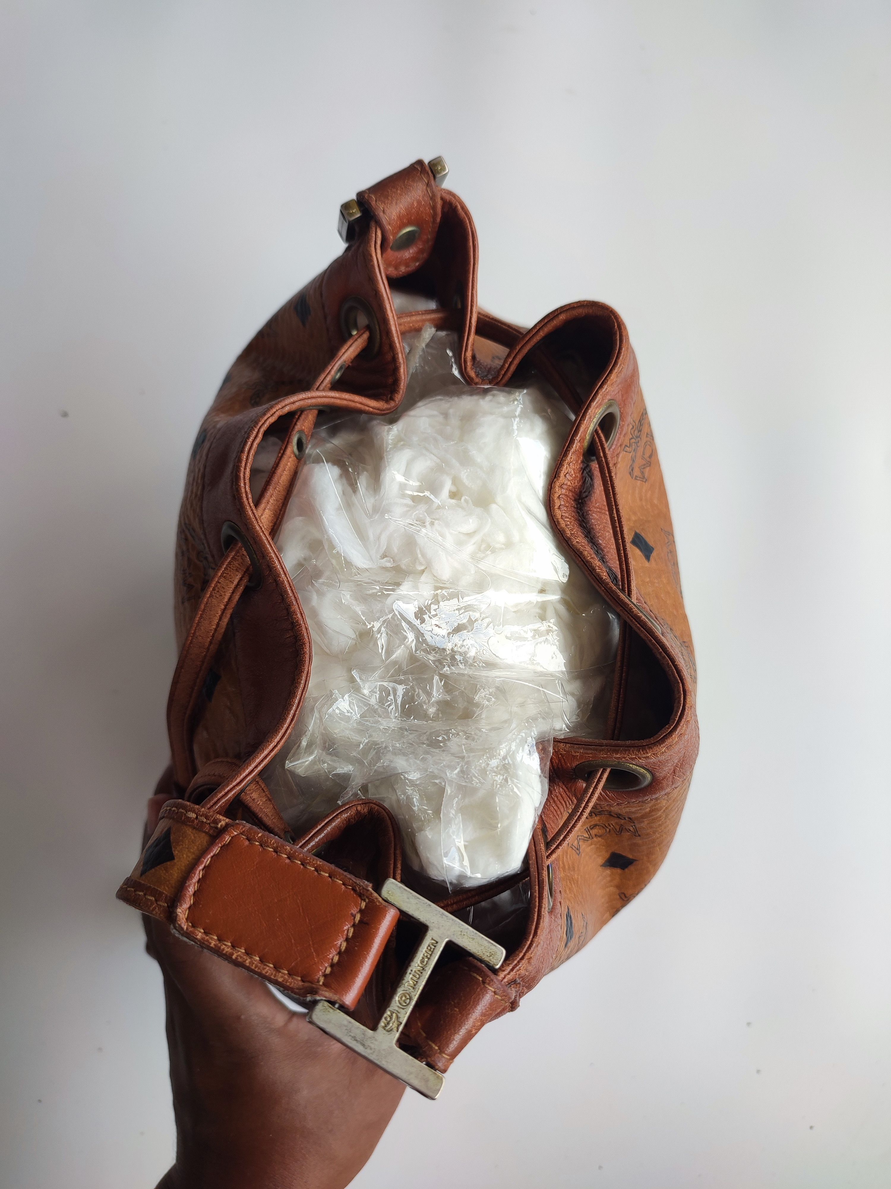 MCM MCM VISETOS DRAWSTRING BUCKET BAG Size ONE SIZE - 10 Thumbnail