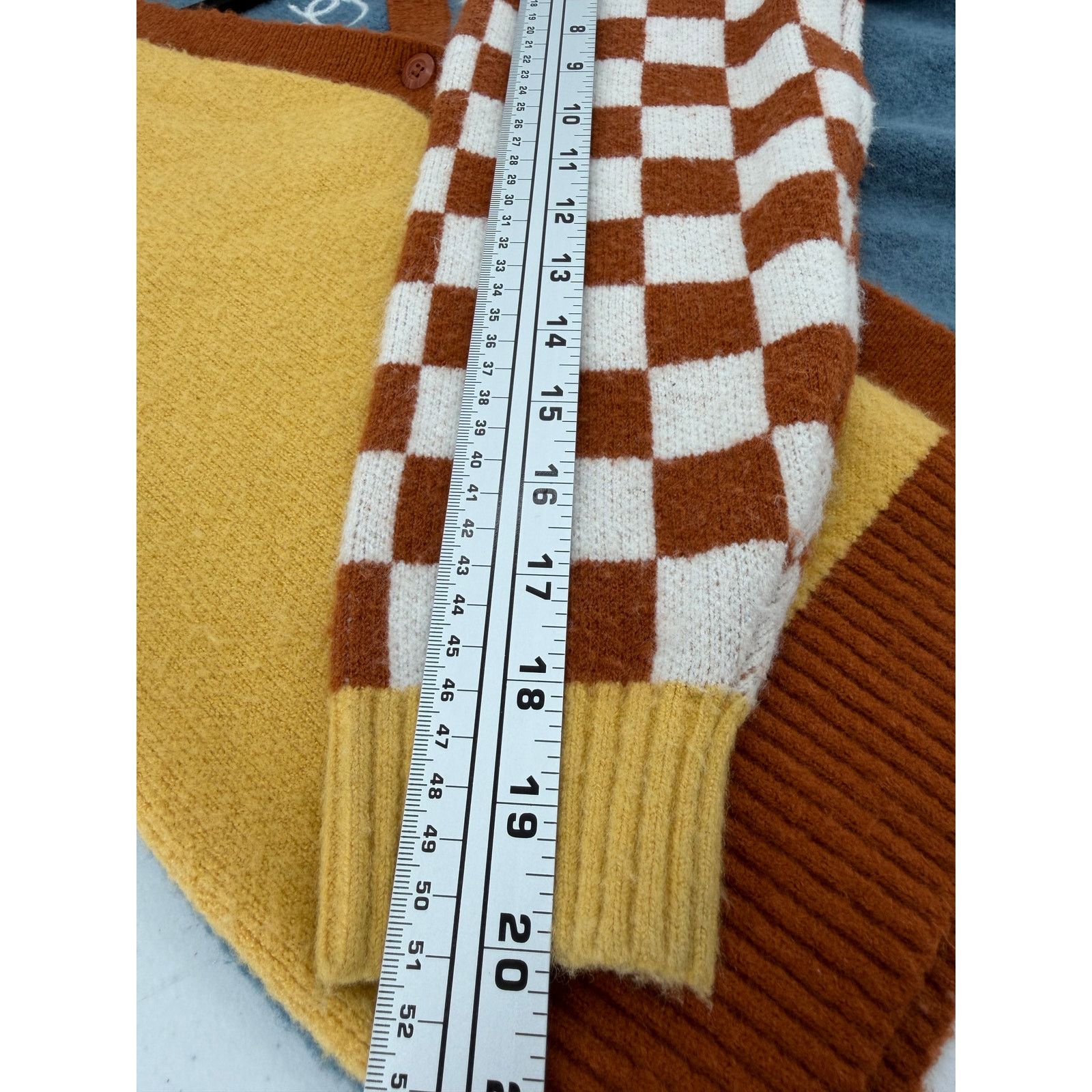 Vans Vans Off The Wall Dusk Downer Checkered Cardigan Sweater Size XS / US 0-2 / IT 36-38 - 11 Thumbnail