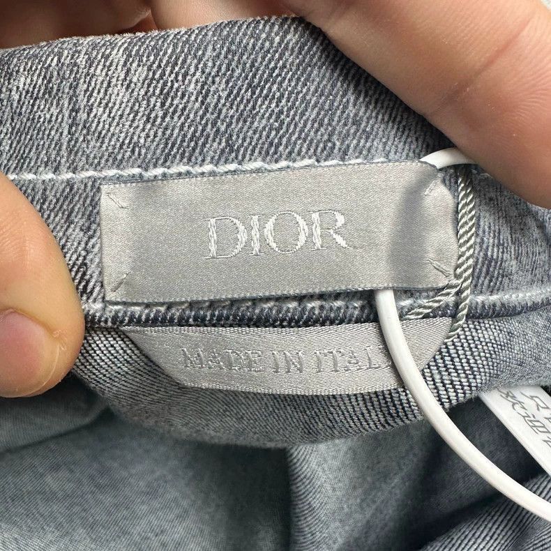 Dior DIOR Embroidered Logo Denim Jacket, Size 48-2506 Size US L / EU 52-54 / 3 - 3 Thumbnail