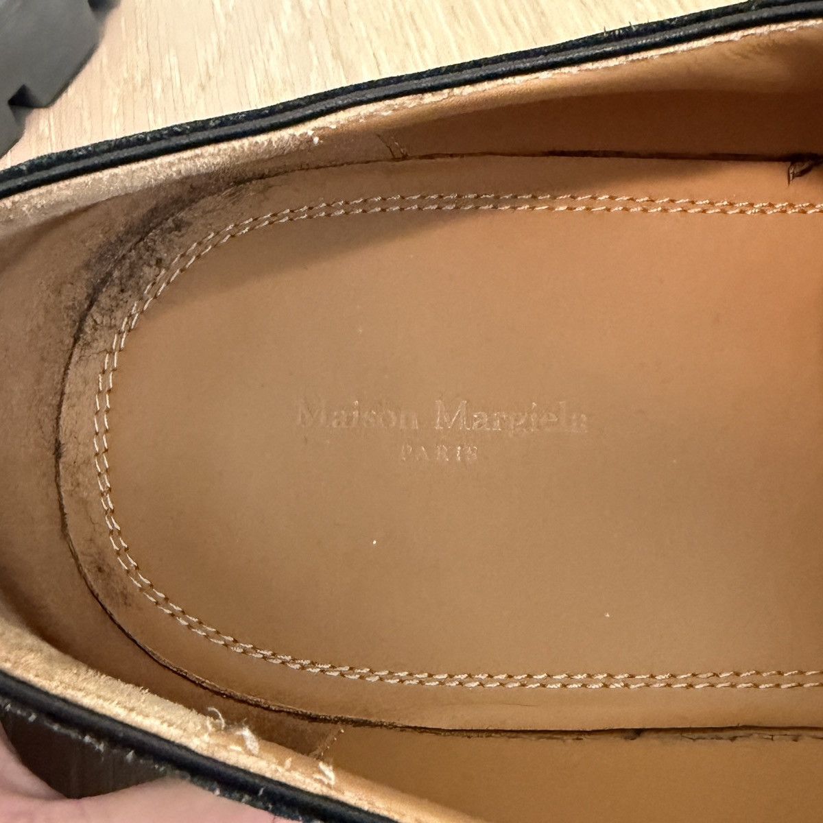 Maison Margiela Maison Margiela Ivy Leather Square Toe Derby - 45 Size US 12 / EU 45 - 7 Thumbnail