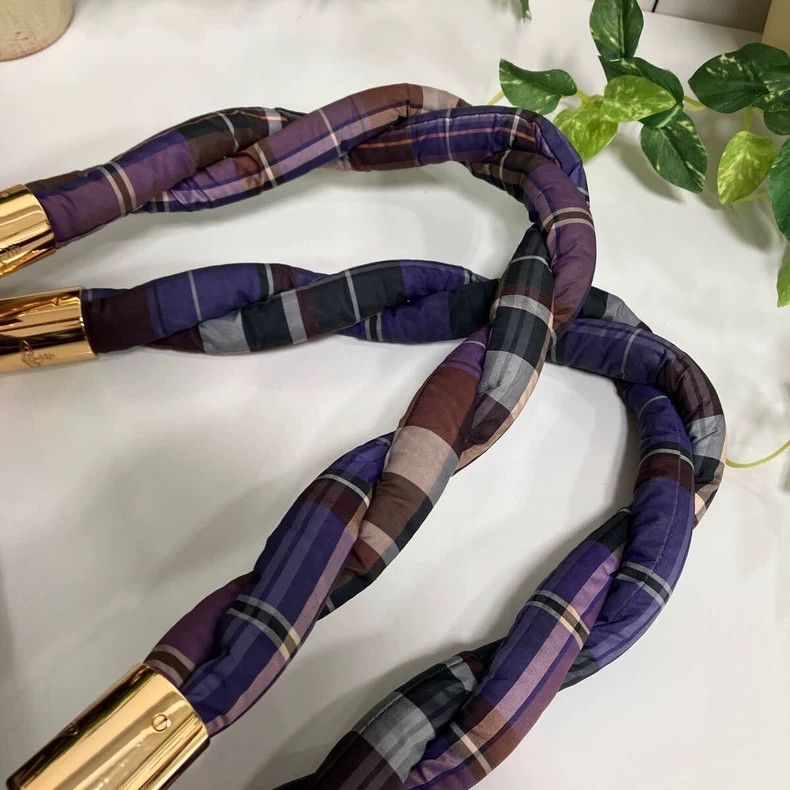 Vivienne Westwood Vivienne Westwood Classic purple plaid pirate embroidery s Size ONE SIZE - 4 Thumbnail