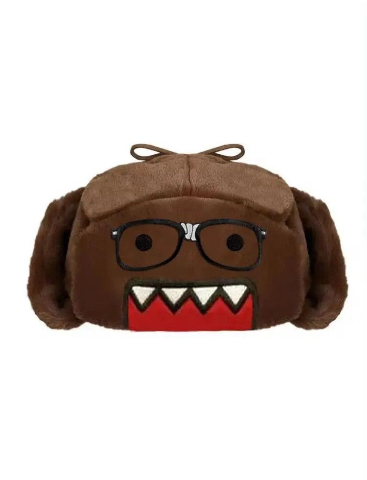 Japanese Brand × Vintage Japanese Y2K Anime Domo Kun Glasses Ushanka Cute Winter Hat Size ONE SIZE - 4 Thumbnail